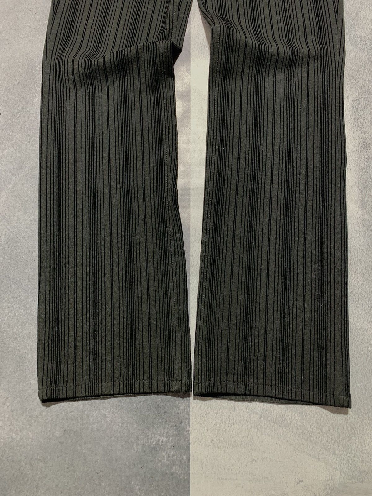 Vintage Vintage Y2K wmns striped straight fit pants size 29x34 Size 30" / US 8 / IT 44 - 3 Thumbnail