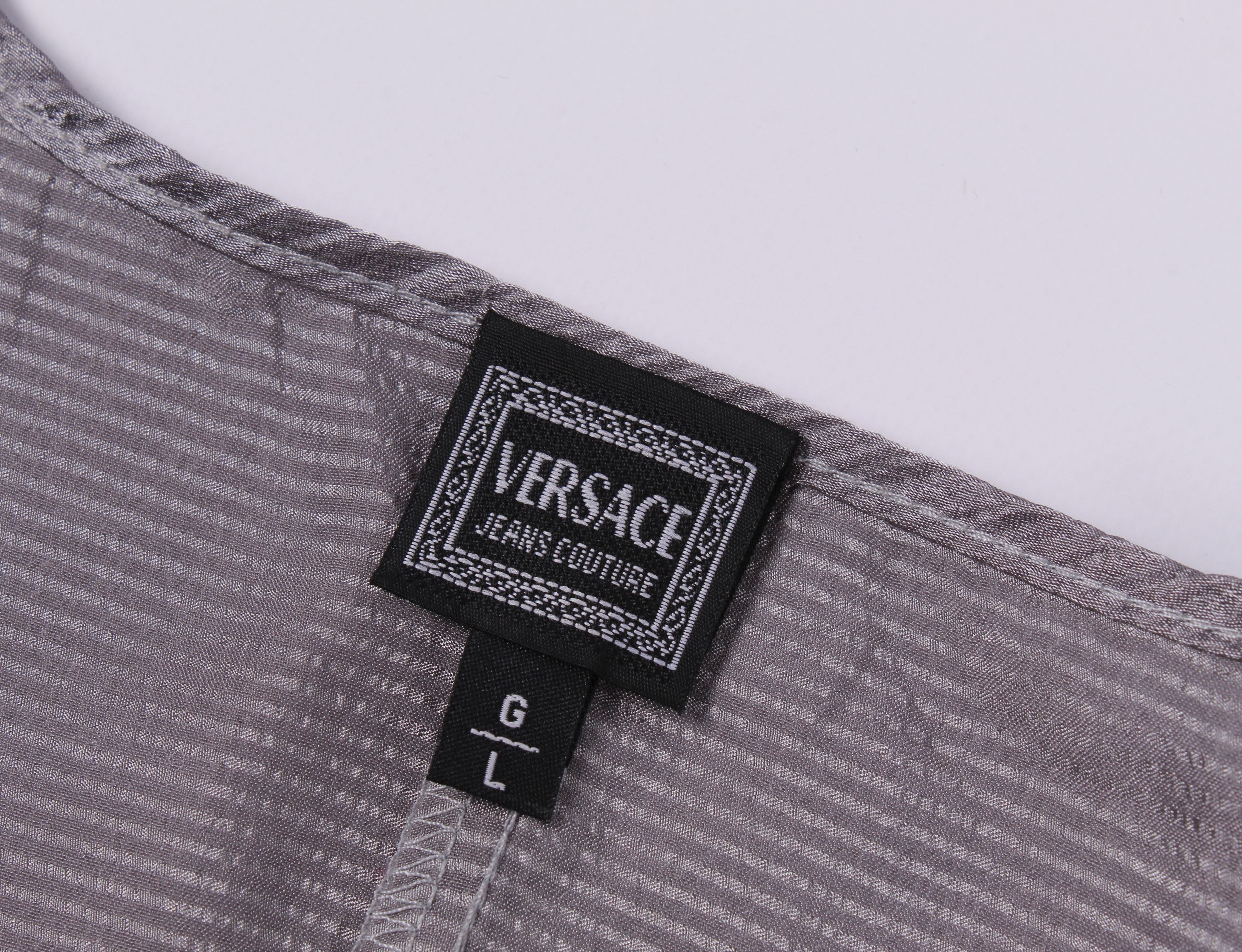 Versace Jeans Couture Vintage Versace Jeans Couture Top Size L / US 10 / IT 46 - 6 Thumbnail
