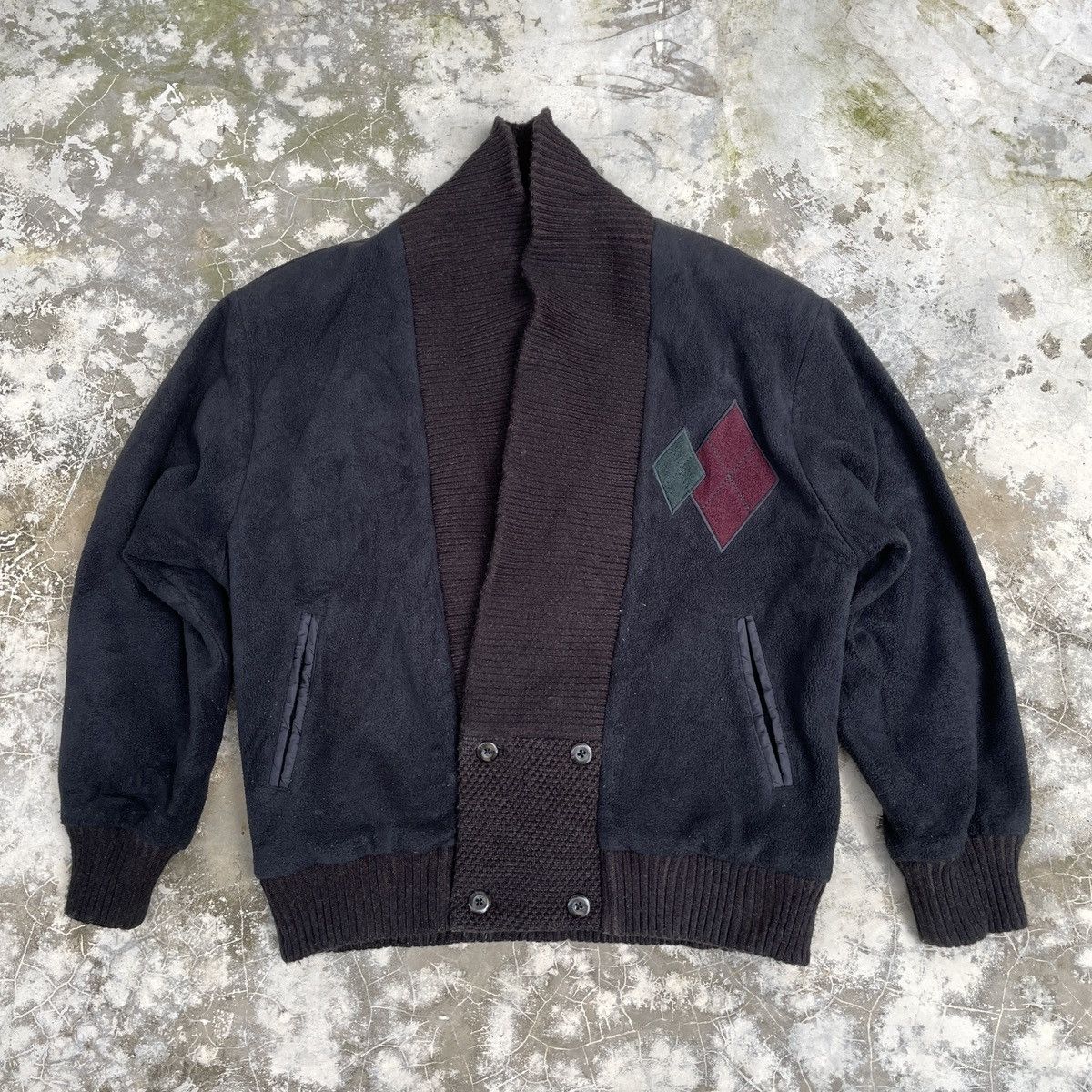 Japanese Brand × Vintage Vintage Japanese Brand BICOLMAN Fleece Cardigan Size US M / EU 48-50 / 2 - 1 Thumbnail
