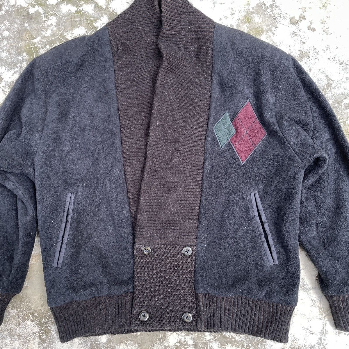 Japanese Brand × Vintage Vintage Japanese Brand BICOLMAN Fleece Cardigan Size US M / EU 48-50 / 2 - 3 Thumbnail