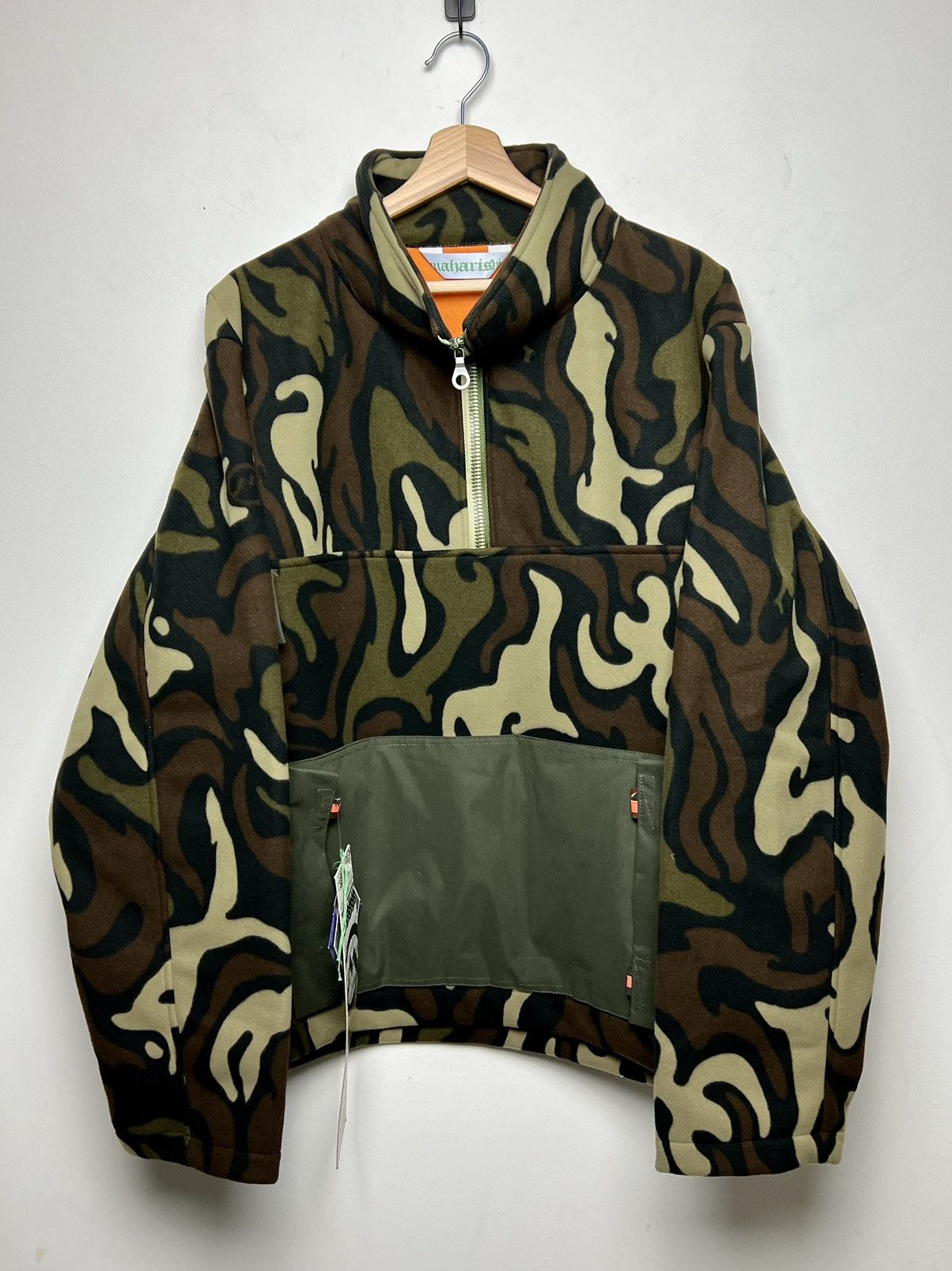 image of Maharishi Deadstock Archive Fleece Jacket L-Xl in Camo, Men's (Size Large)