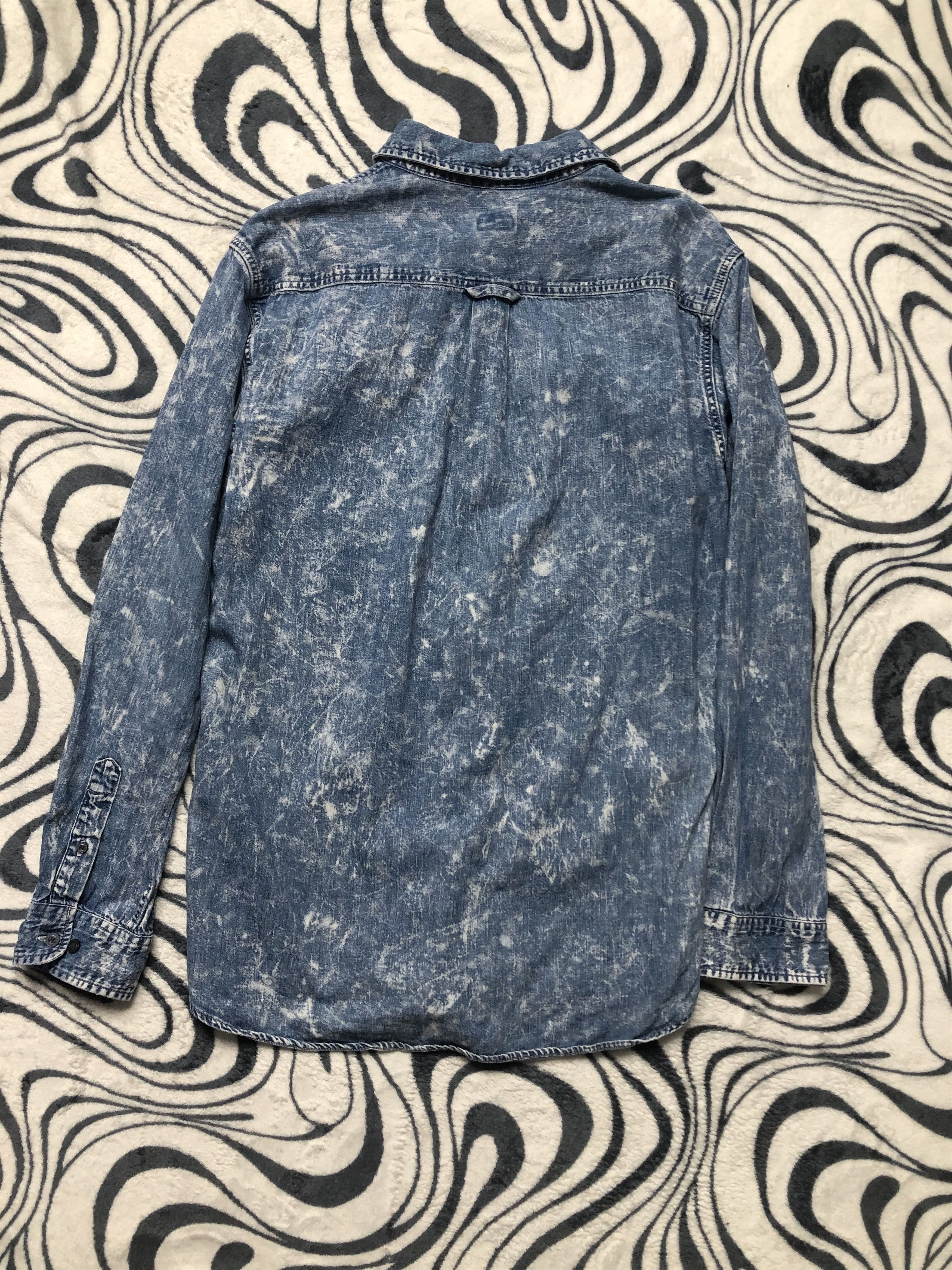 Calvin Klein × Vintage Calvin Klein Vintage Mens Washed Denim Shirt Size US M / EU 48-50 / 2 - 5 Thumbnail