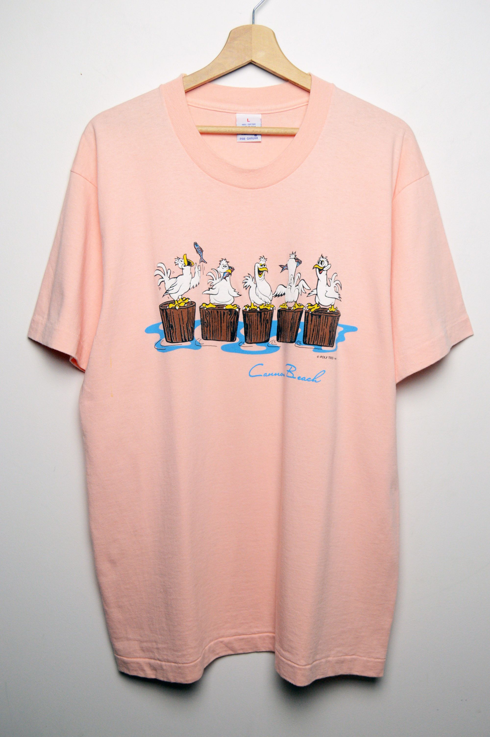 Vintage single stitch 1986 cannon beach t shirt L-XL Size US L / EU 52-54 / 3 - 1 Thumbnail