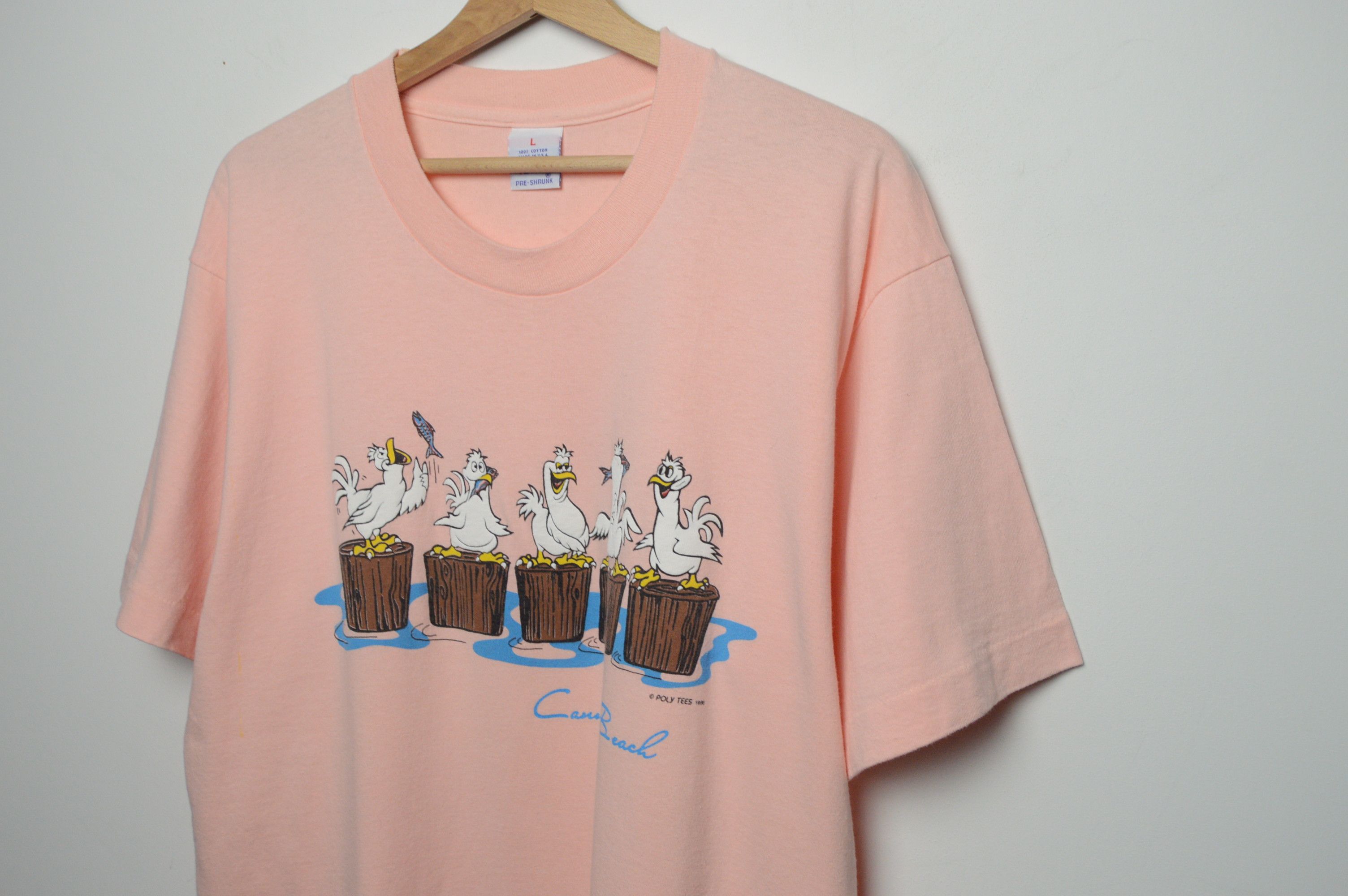 Vintage single stitch 1986 cannon beach t shirt L-XL Size US L / EU 52-54 / 3 - 2 Thumbnail