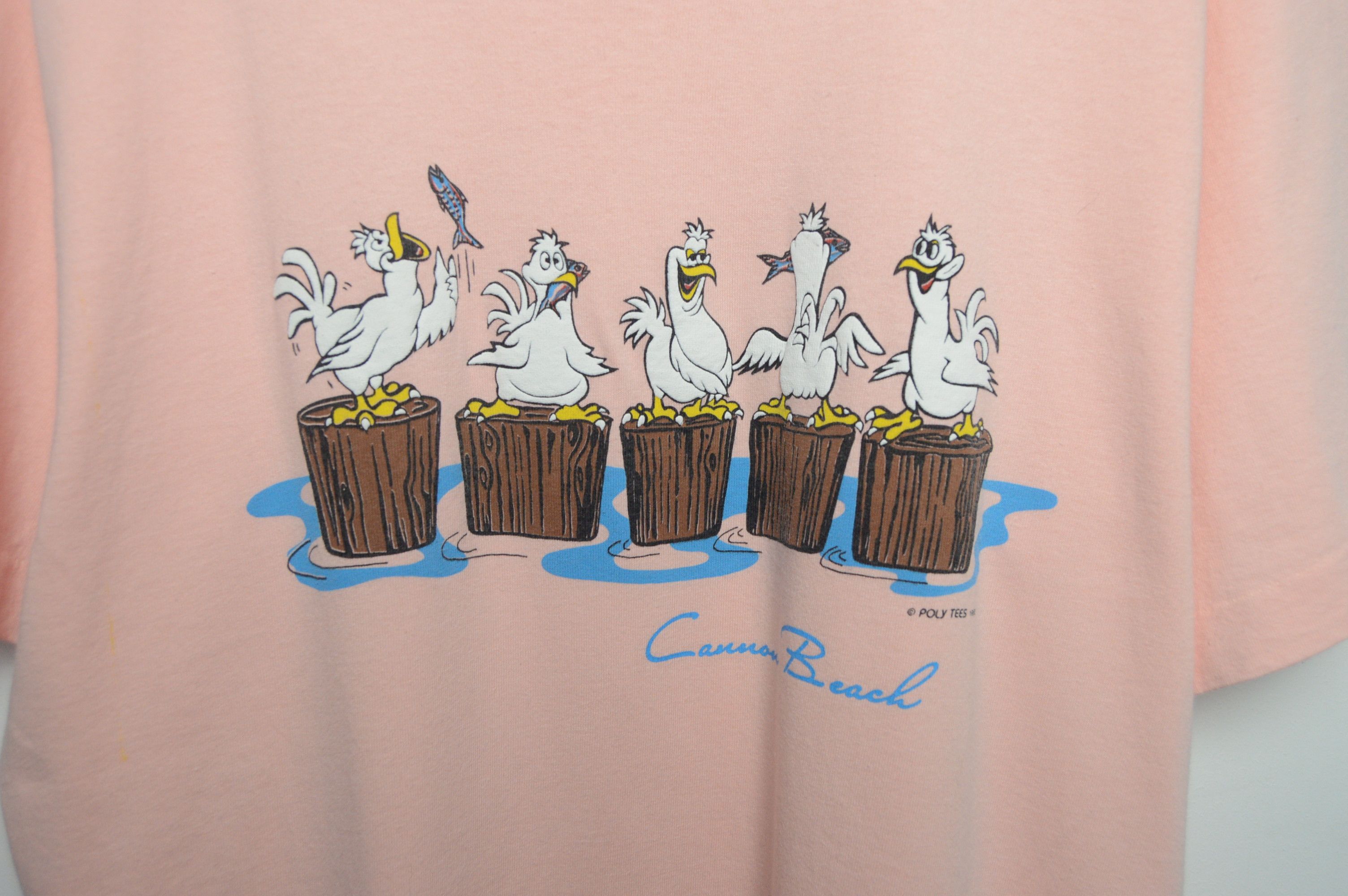 Vintage single stitch 1986 cannon beach t shirt L-XL Size US L / EU 52-54 / 3 - 3 Thumbnail