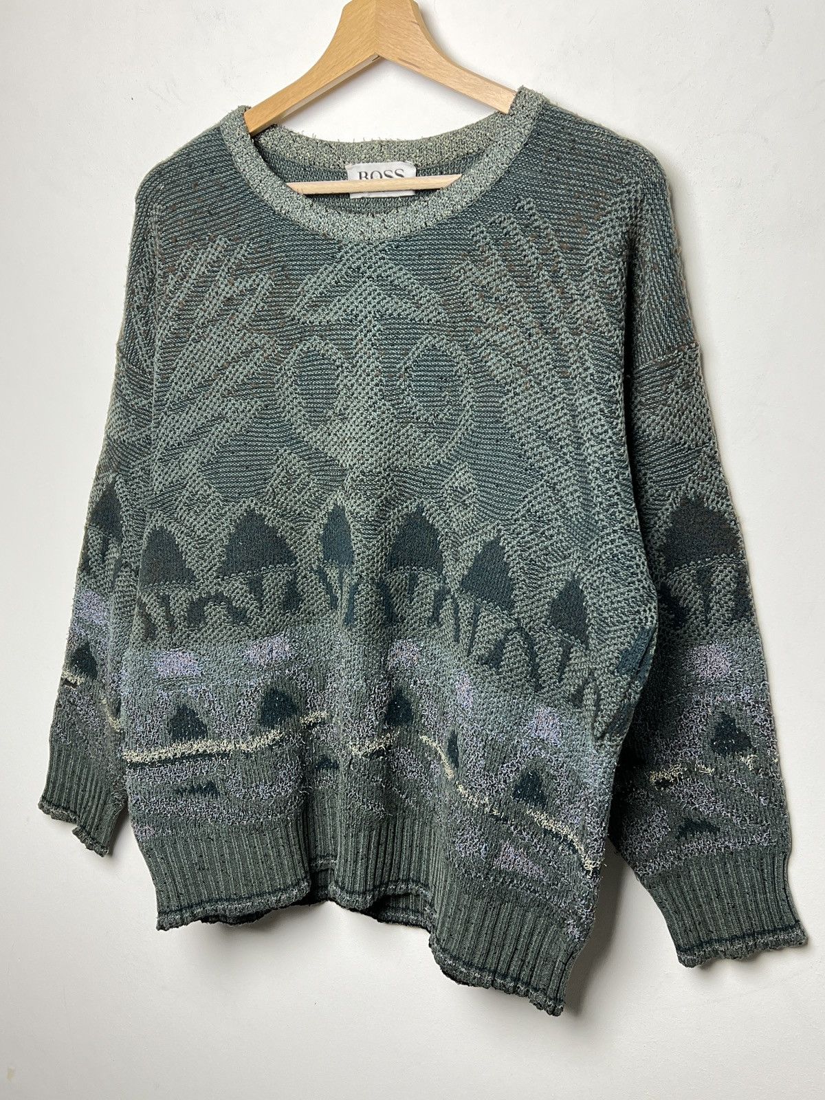 Hugo Boss boss y2k shrooms sweater Size US M / EU 48-50 / 2 - 3 Thumbnail