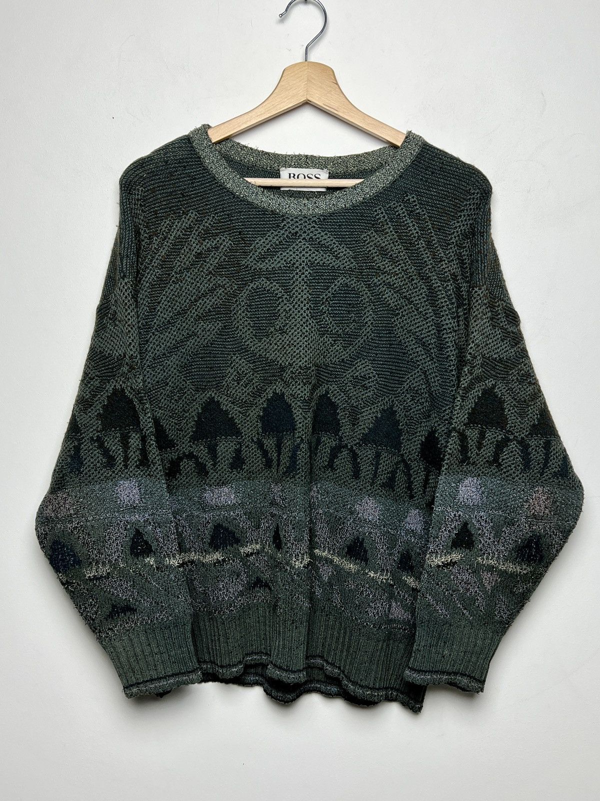 Hugo Boss boss y2k shrooms sweater Size US M / EU 48-50 / 2 - 1 Thumbnail
