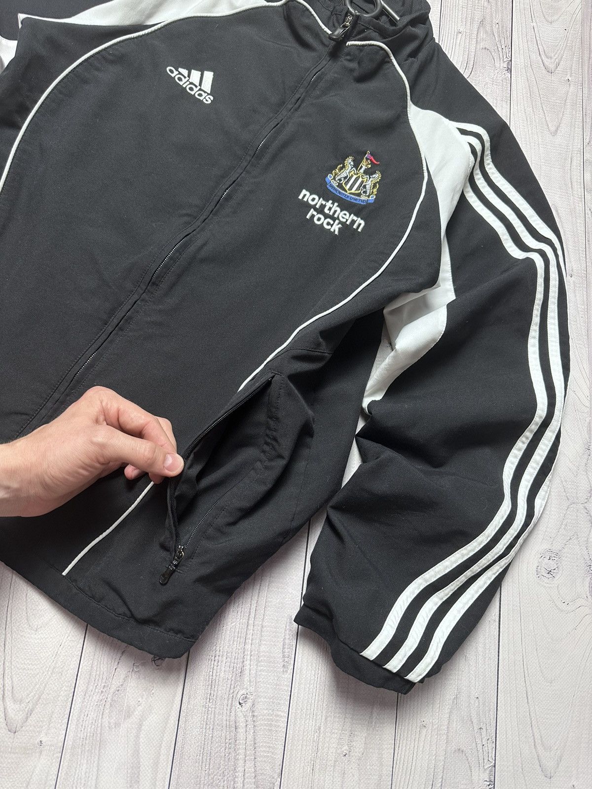 Adidas × Vintage Vintage adidas soccer jacket New Castle United size S Size US S / EU 44-46 / 1 - 4 Thumbnail