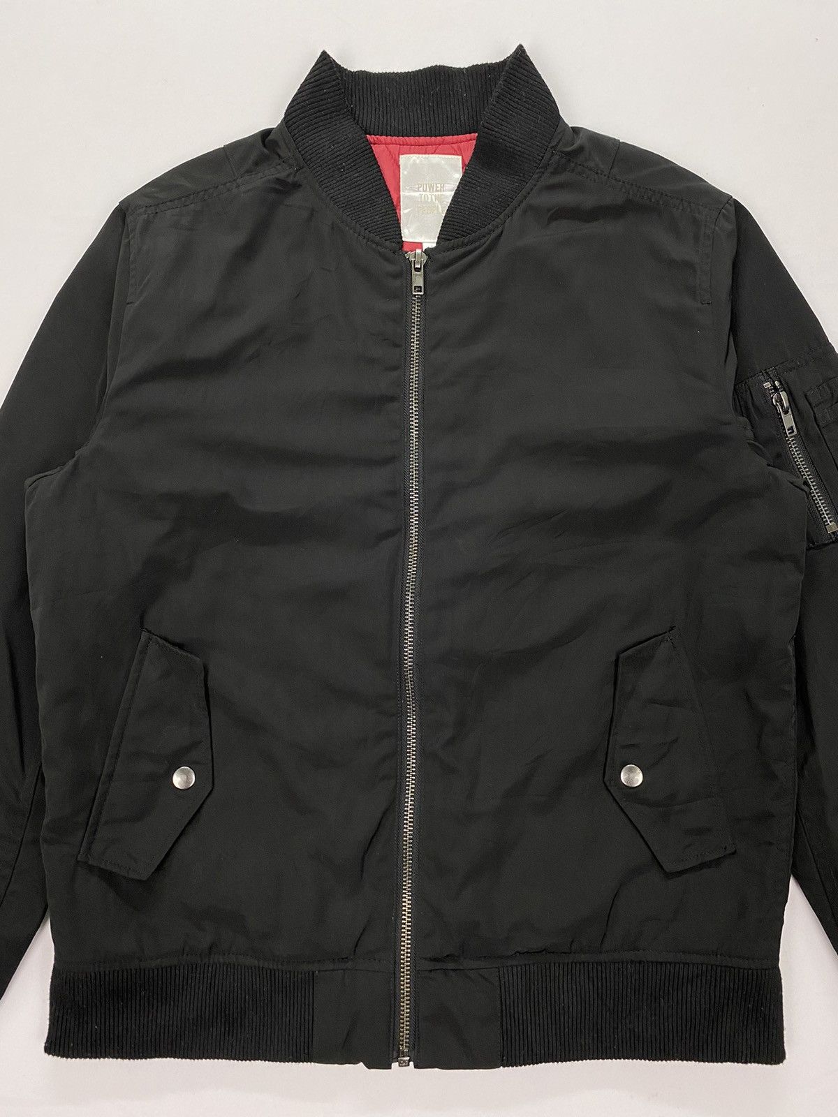 Japanese Brand Power To The People Bomber Jacket Size US M / EU 48-50 / 2 - 3 Thumbnail