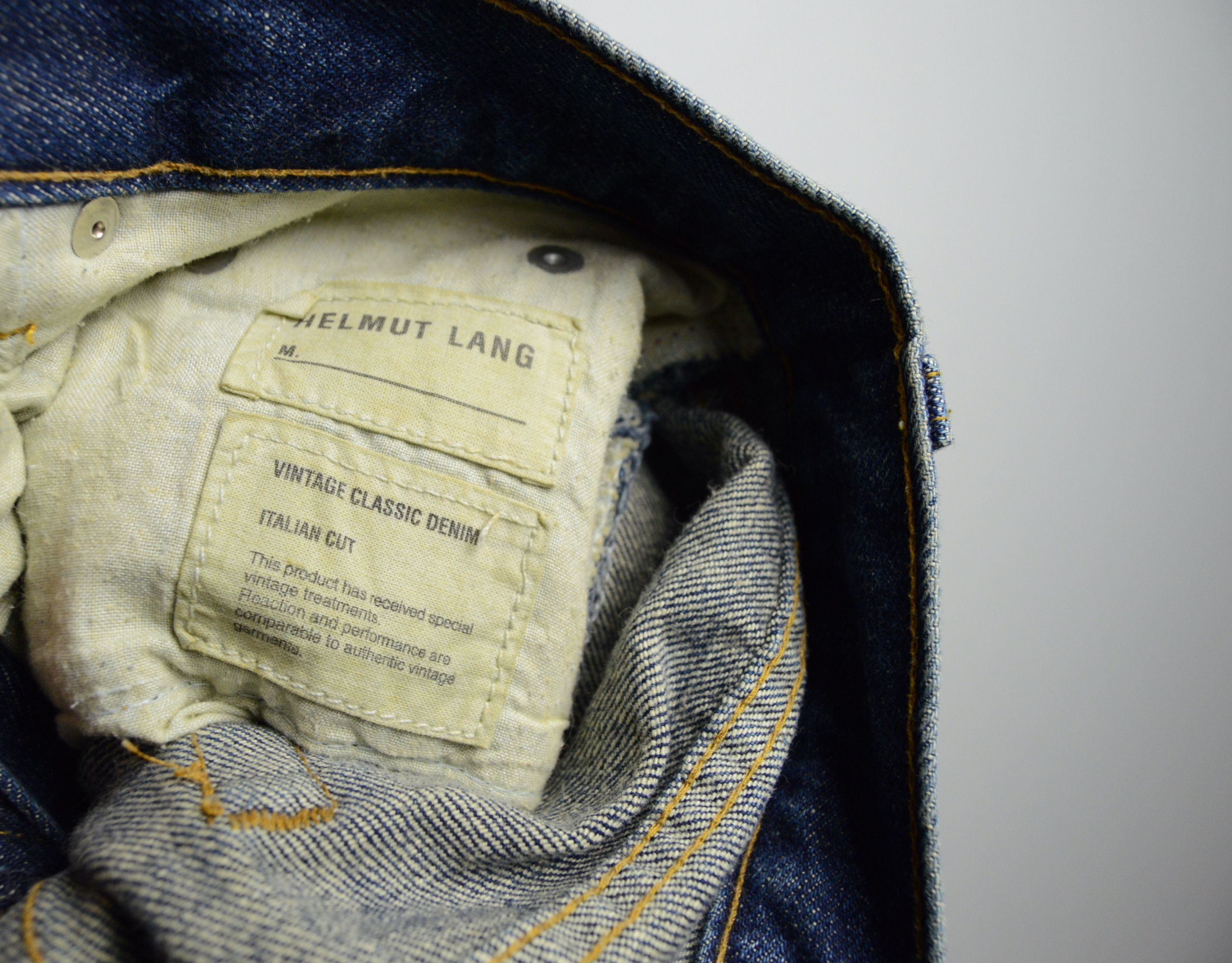 Helmut Lang helmut lang classic vintage denim pants Size US 30 / EU 46 - 13 Thumbnail