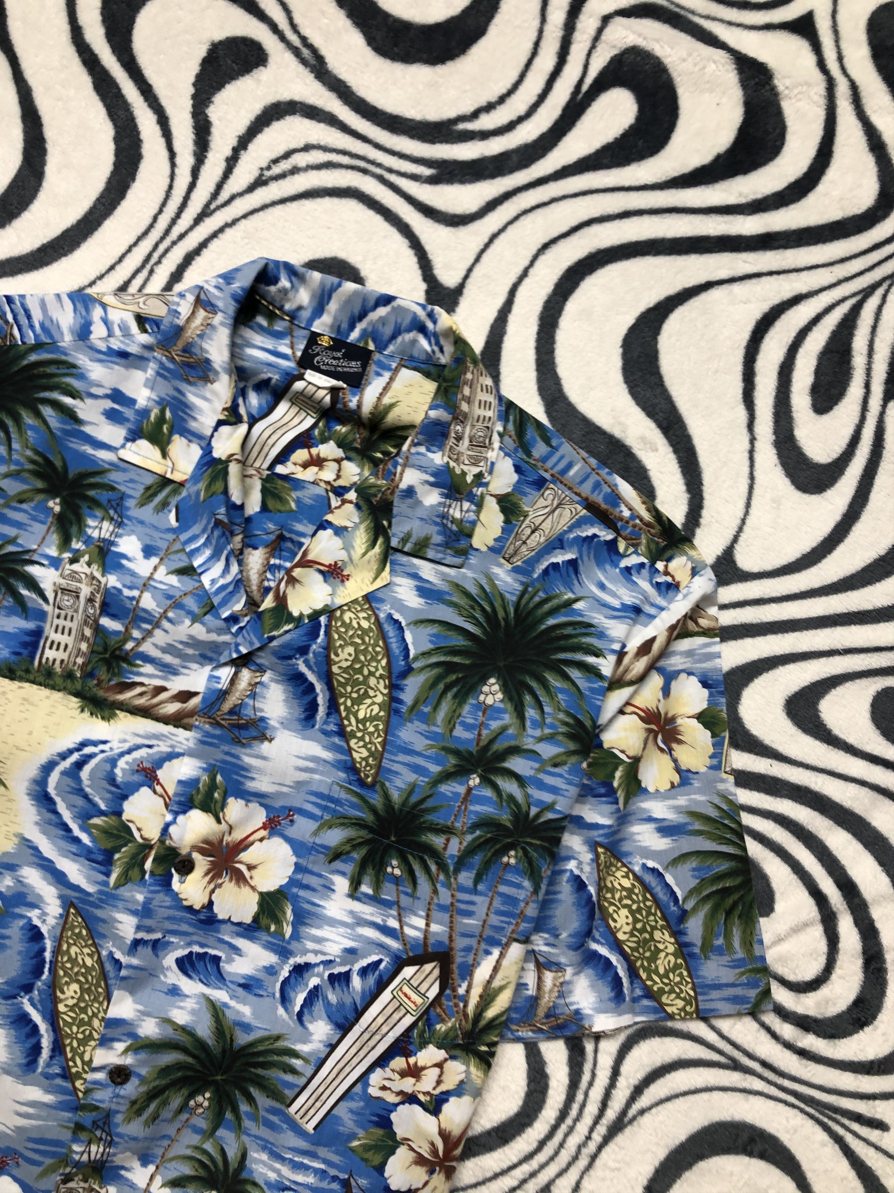 Other Vintage Hawaiian Mens Shirt Made In Hawaii Size US L / EU 52-54 / 3 - 2 Thumbnail