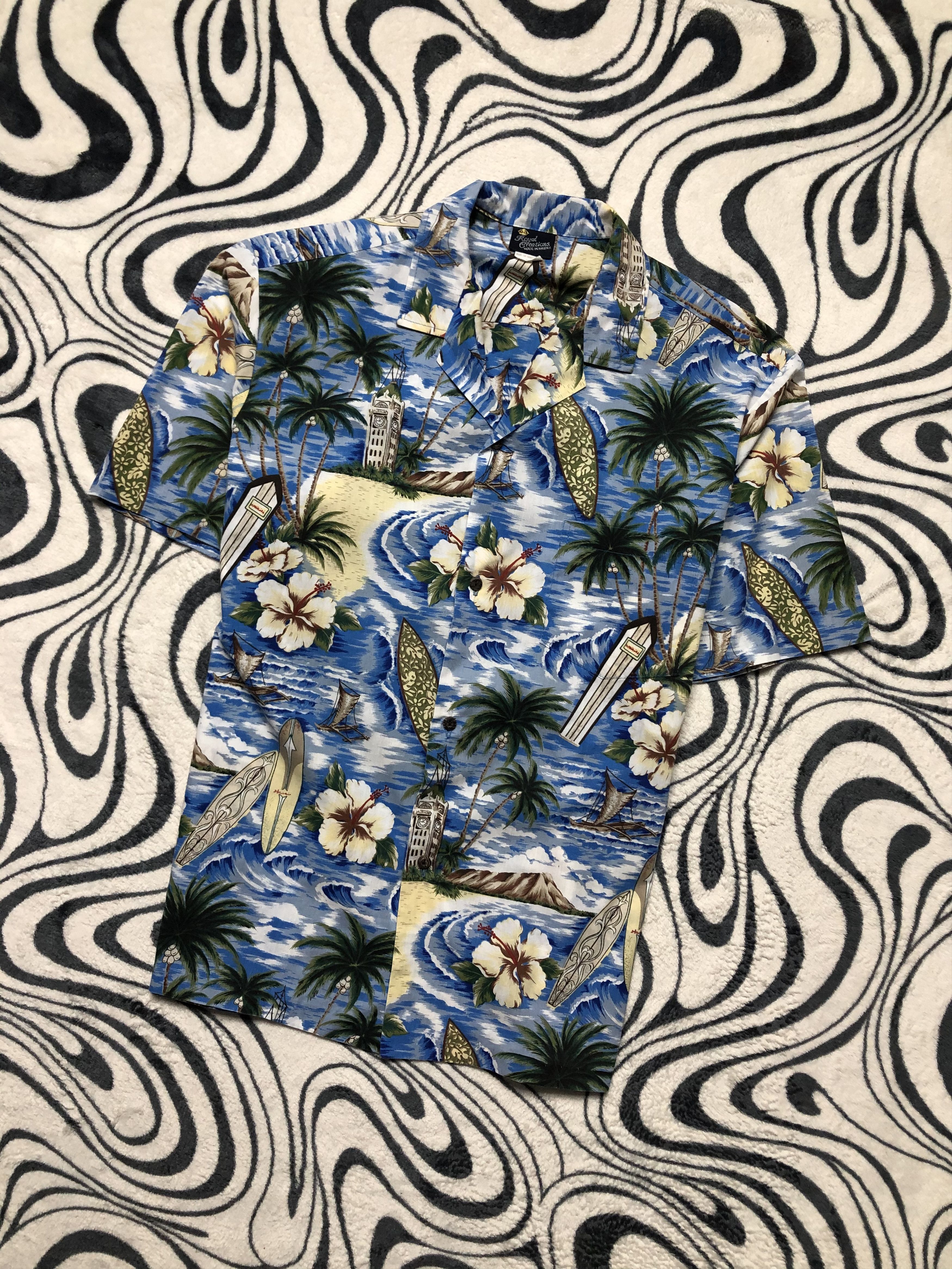 Other Vintage Hawaiian Mens Shirt Made In Hawaii Size US L / EU 52-54 / 3 - 1 Thumbnail