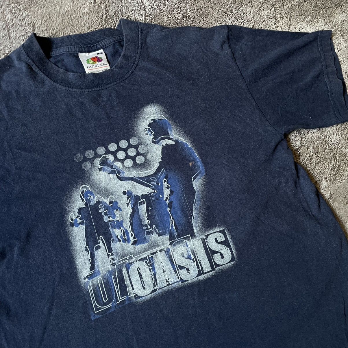 Vintage Vintage Y2K Oasis Band Graphic Tee Faded Black Japanese S Size US S / EU 44-46 / 1 - 6 Thumbnail