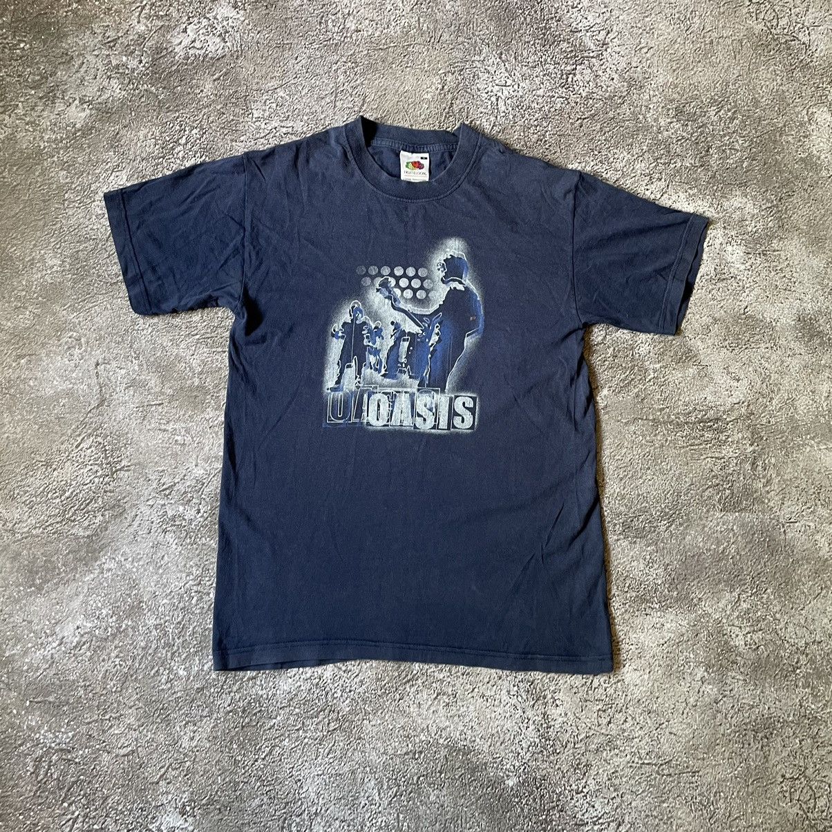Vintage Vintage Y2K Oasis Band Graphic Tee Faded Black Japanese S Size US S / EU 44-46 / 1 - 2 Thumbnail