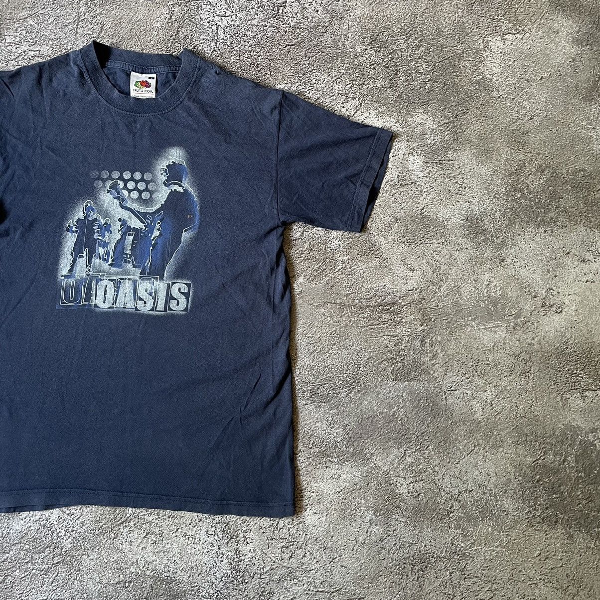 Vintage Vintage Y2K Oasis Band Graphic Tee Faded Black Japanese S Size US S / EU 44-46 / 1 - 3 Thumbnail