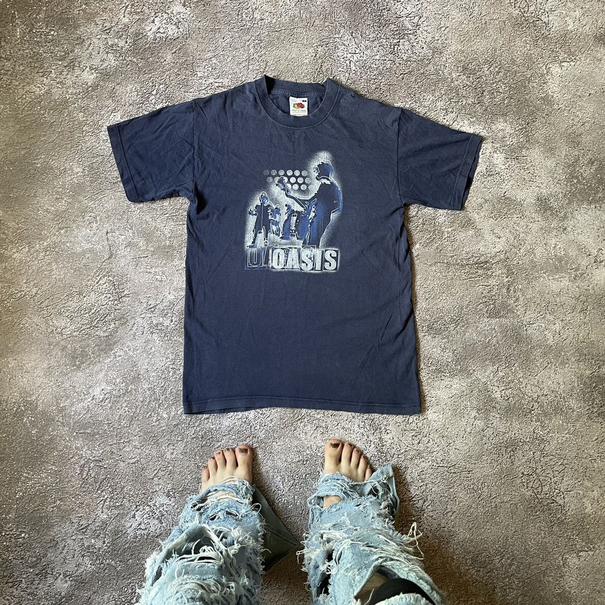 Vintage Vintage Y2K Oasis Band Graphic Tee Faded Black Japanese S Size US S / EU 44-46 / 1 - 1 Thumbnail