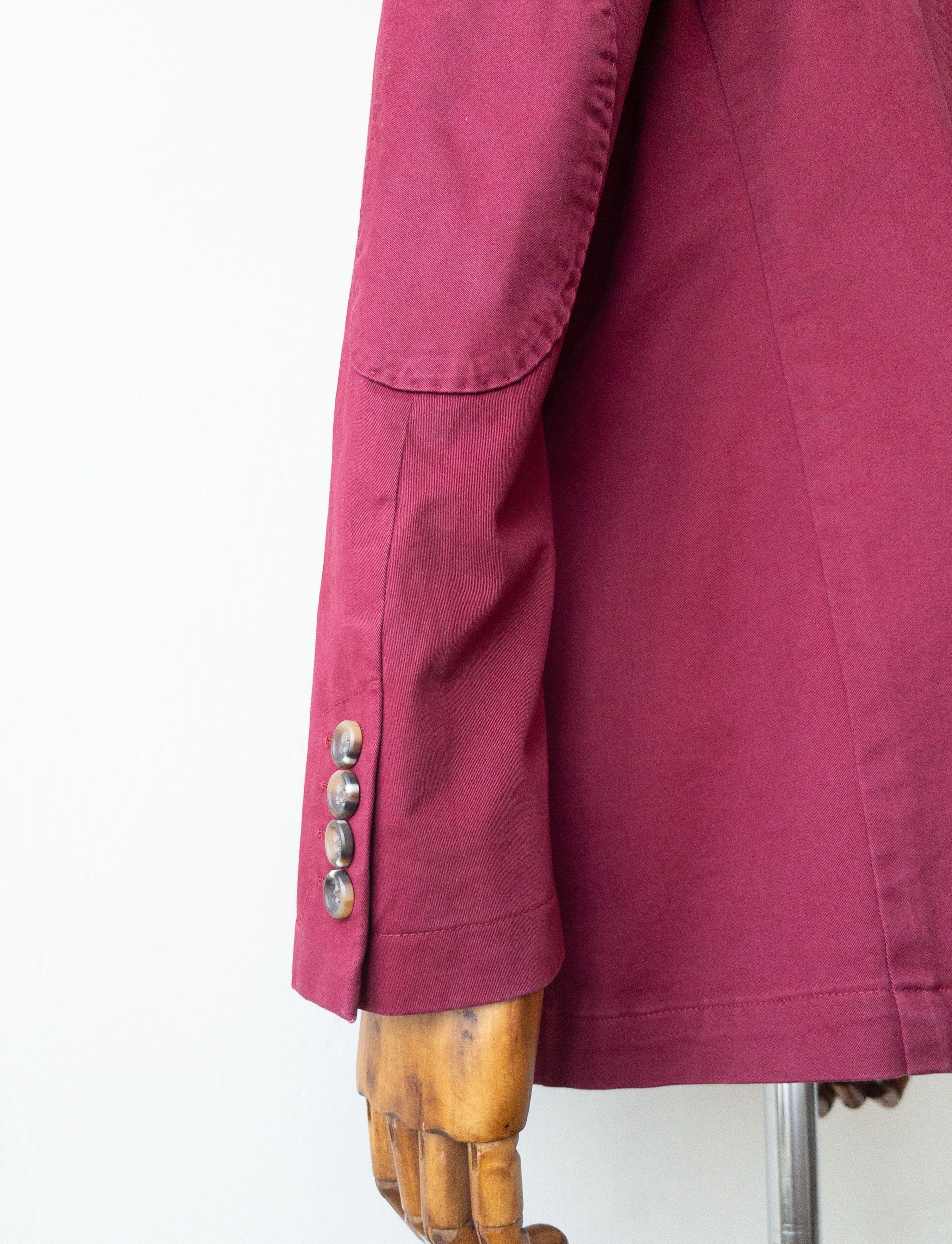 Vintage Cotton Men's Spring Summer Blazer Jacket by DIGEL Size 44R - 4 Thumbnail