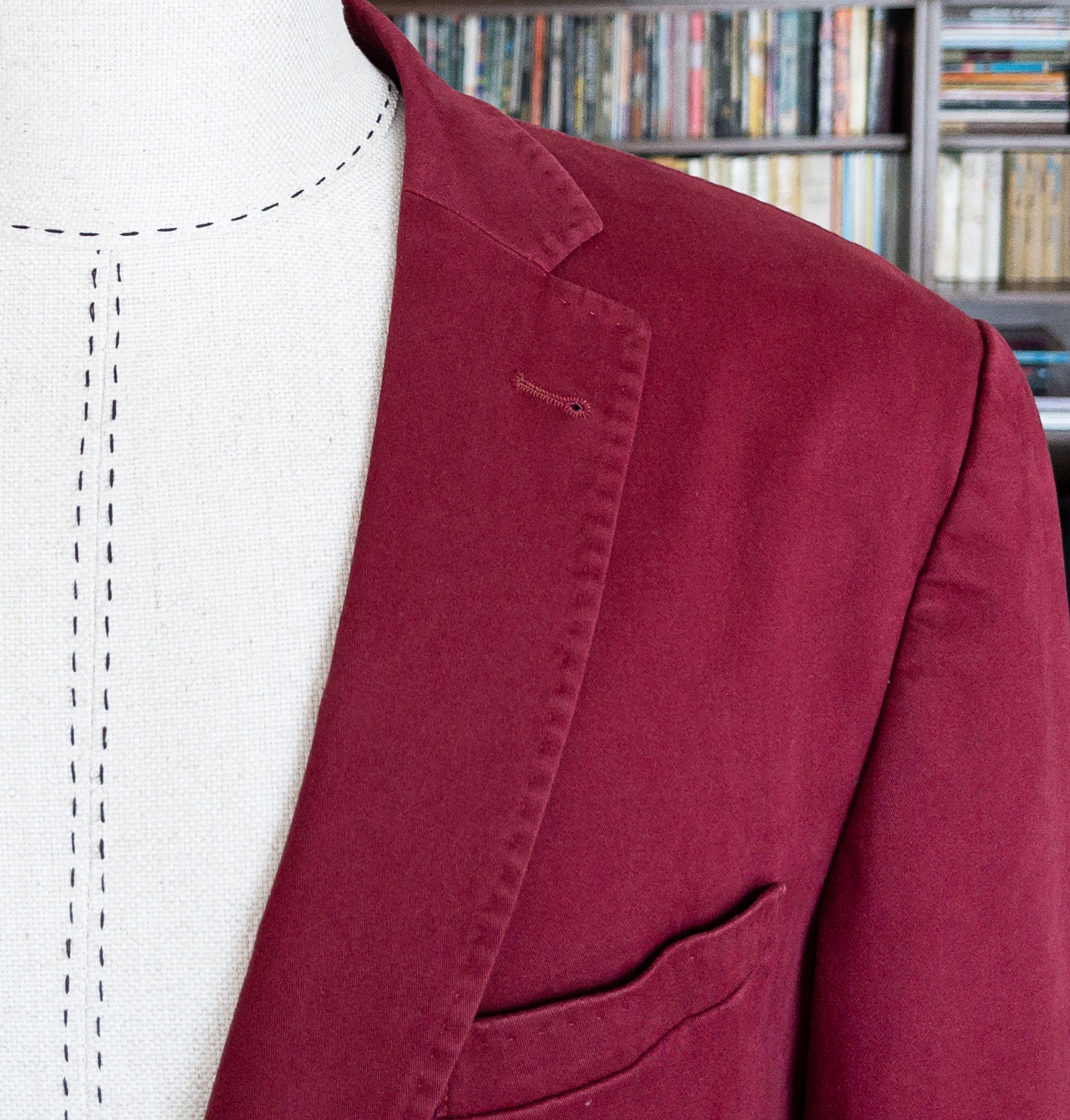 Vintage Cotton Men's Spring Summer Blazer Jacket by DIGEL Size 44R - 1 Thumbnail