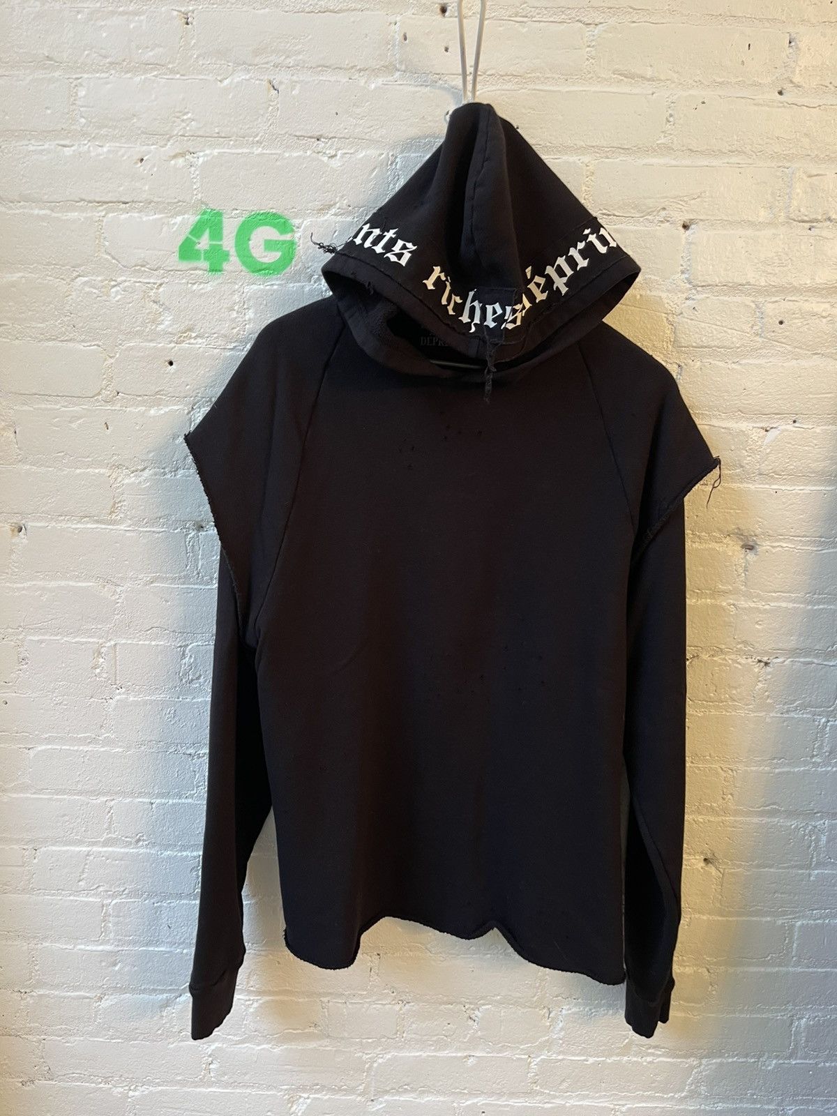 Enfants Riches Deprimes ERD GOTHIC FONT DOUBLE LAYER HOODIE 4GSELLER ...