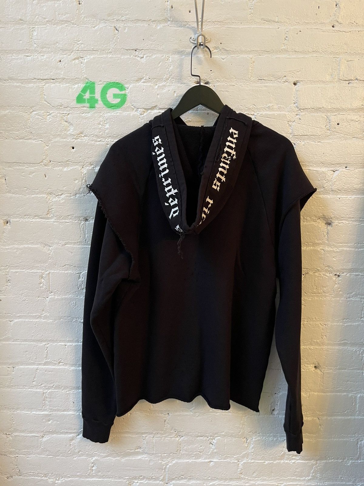 Enfants Riches Deprimes ERD GOTHIC FONT DOUBLE LAYER HOODIE 4GSELLER Size US XL / EU 56 / 4 - 3 Thumbnail