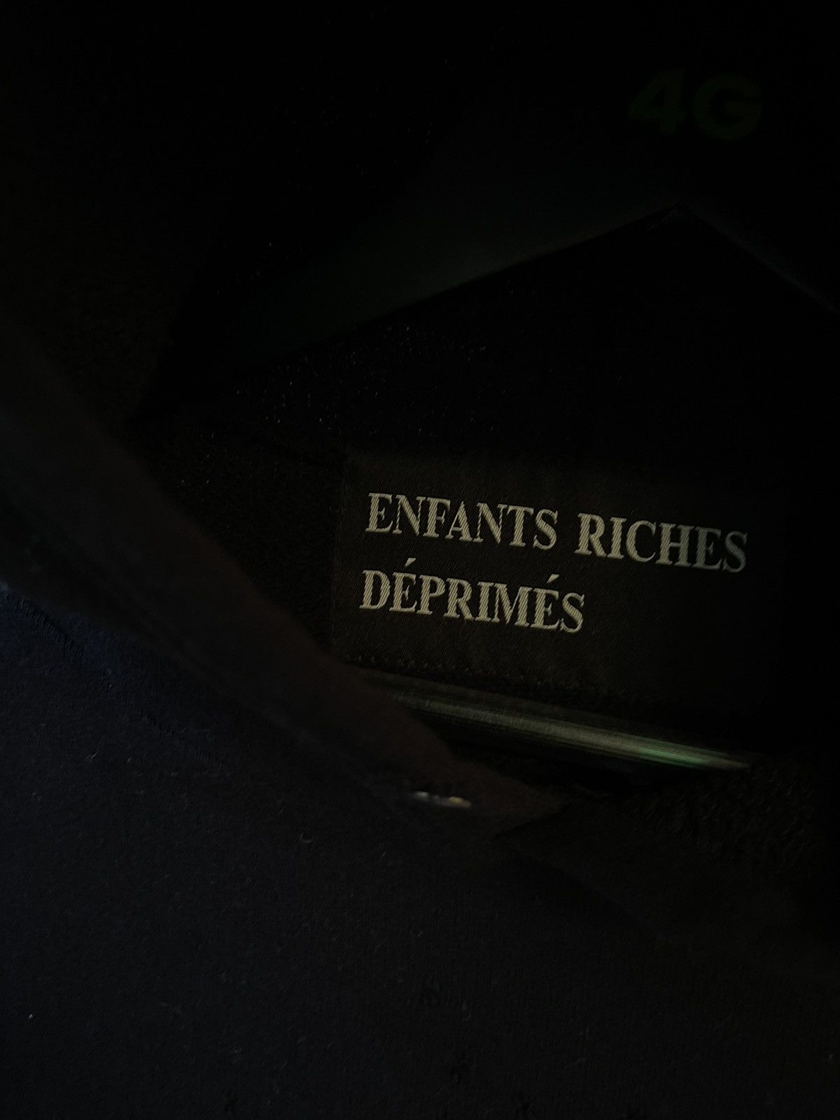 Enfants Riches Deprimes ERD GOTHIC FONT DOUBLE LAYER HOODIE 4GSELLER Size US XL / EU 56 / 4 - 7 Thumbnail