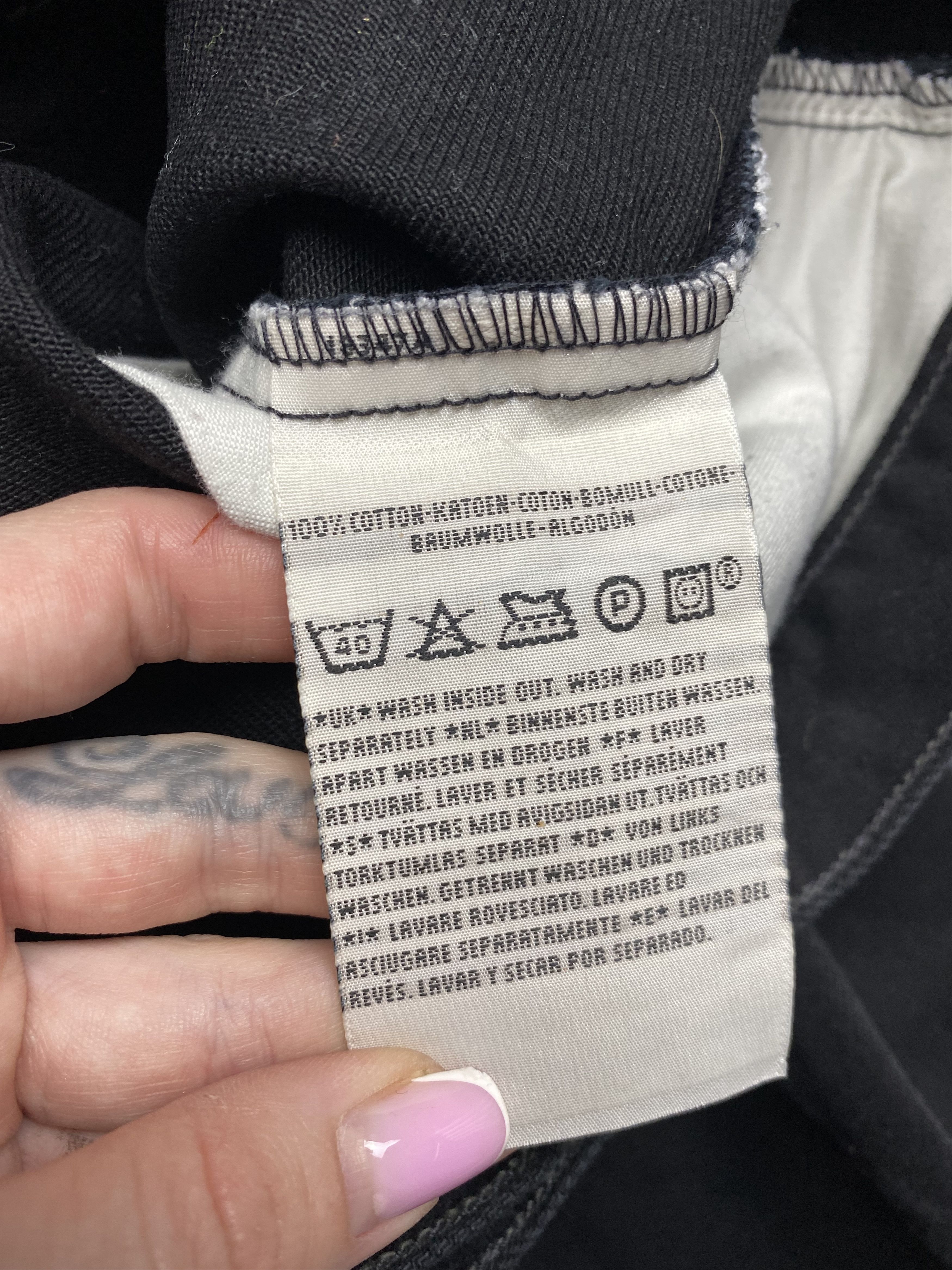 Levi's Levi's 521 Vintage Mens Black Denim Pants Y2K Jeans Size US 33 - 5 Thumbnail