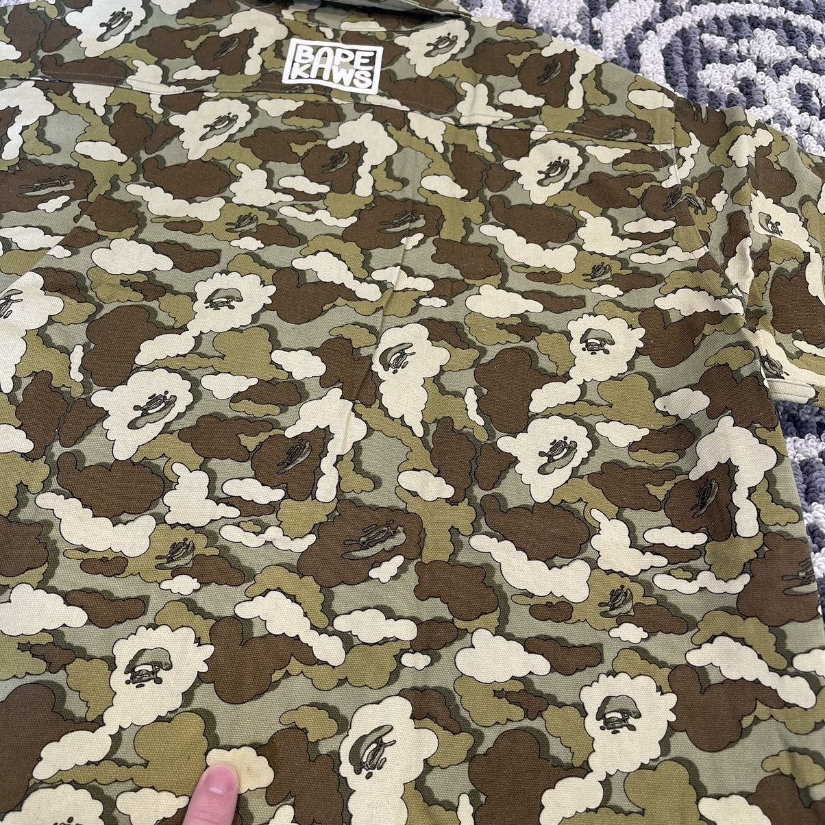 Bape × Kaws OG Cloud Color Camo Work Shirt Size US M / EU 48-50 / 2 - 10 Thumbnail
