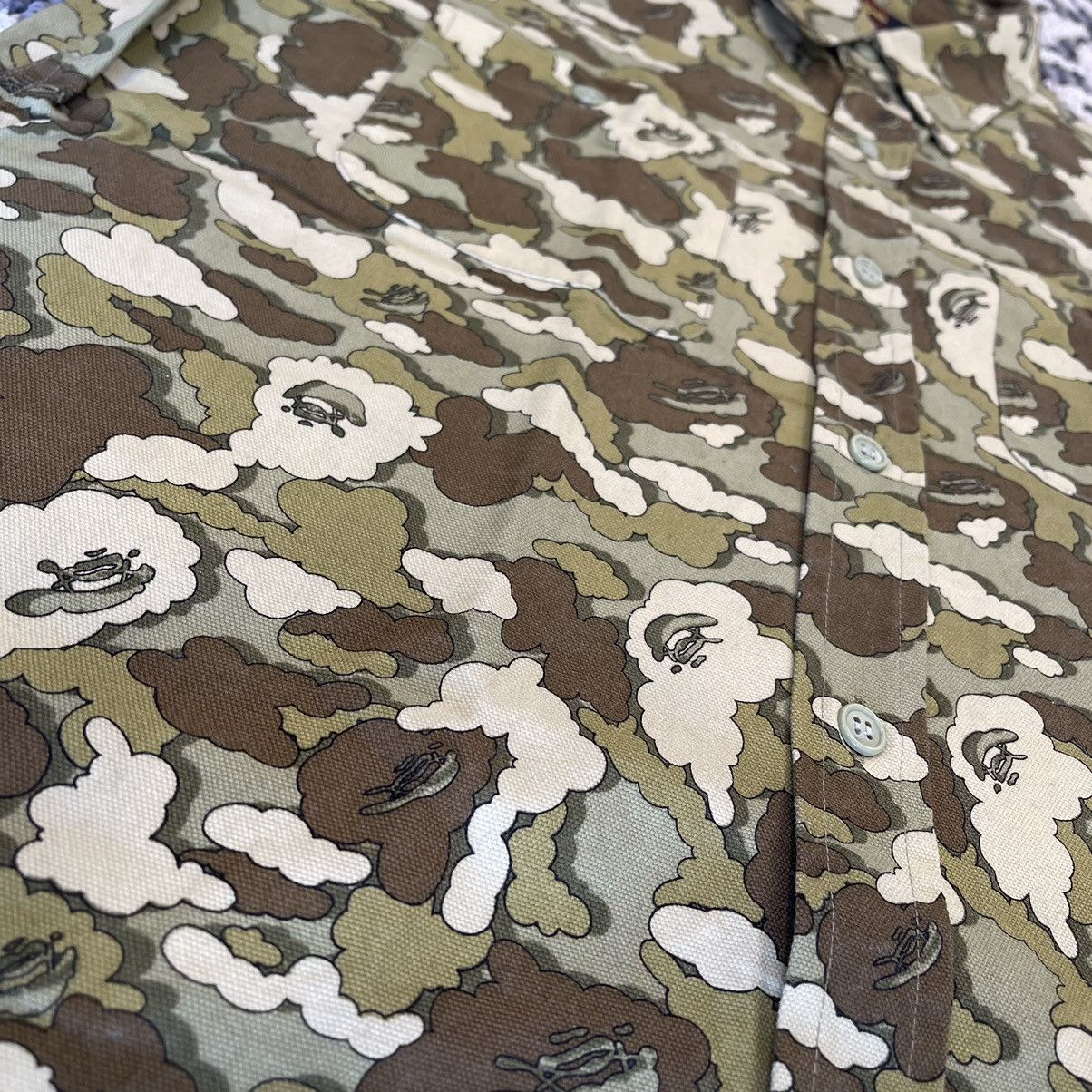 Bape × Kaws OG Cloud Color Camo Work Shirt Size US M / EU 48-50 / 2 - 4 Thumbnail