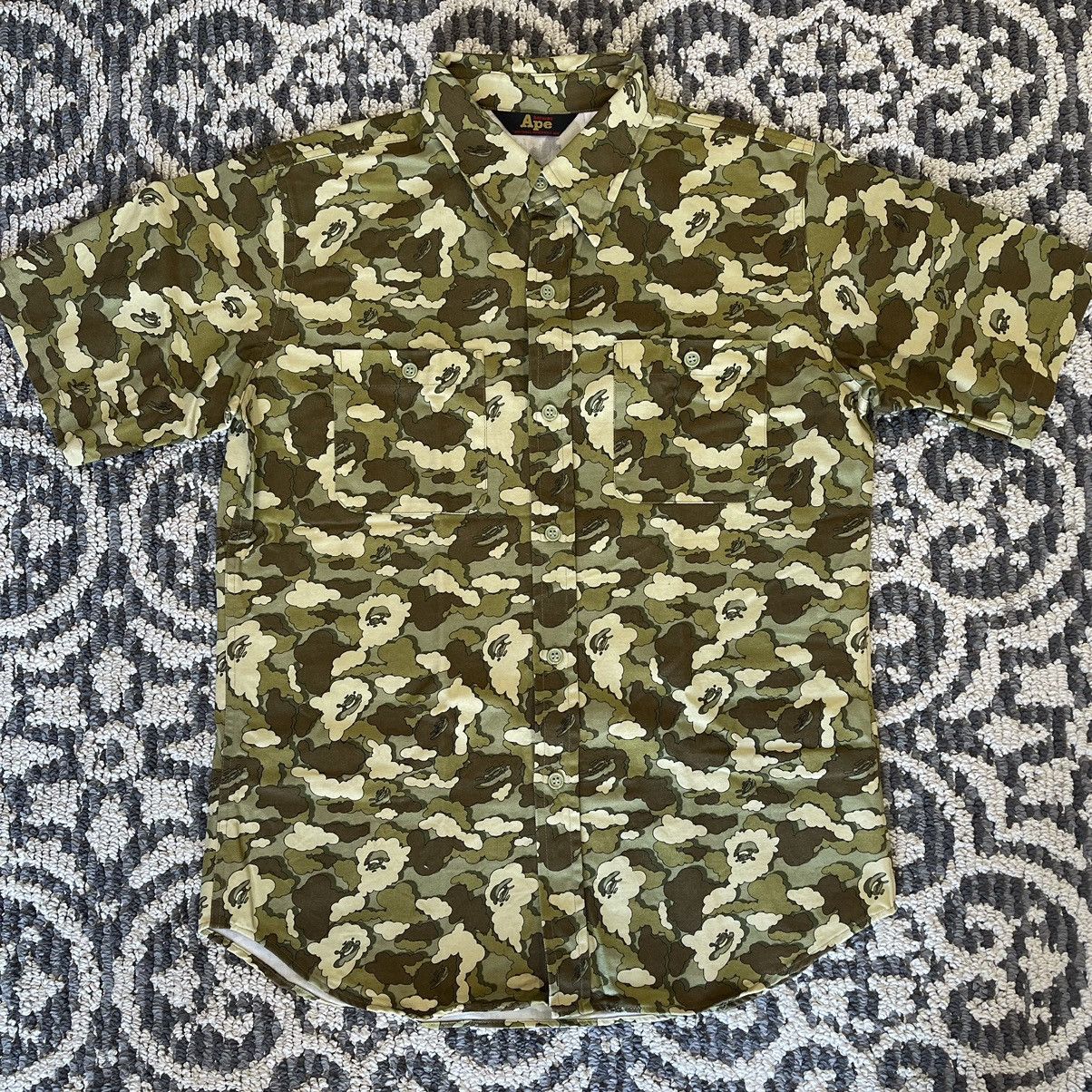 Bape × Kaws OG Cloud Color Camo Work Shirt Size US M / EU 48-50 / 2 - 3 Thumbnail