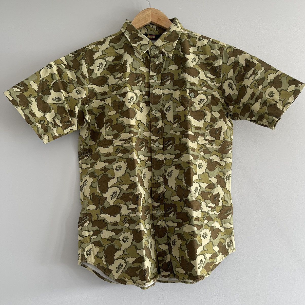 Bape × Kaws OG Cloud Color Camo Work Shirt Size US M / EU 48-50 / 2 - 1 Thumbnail