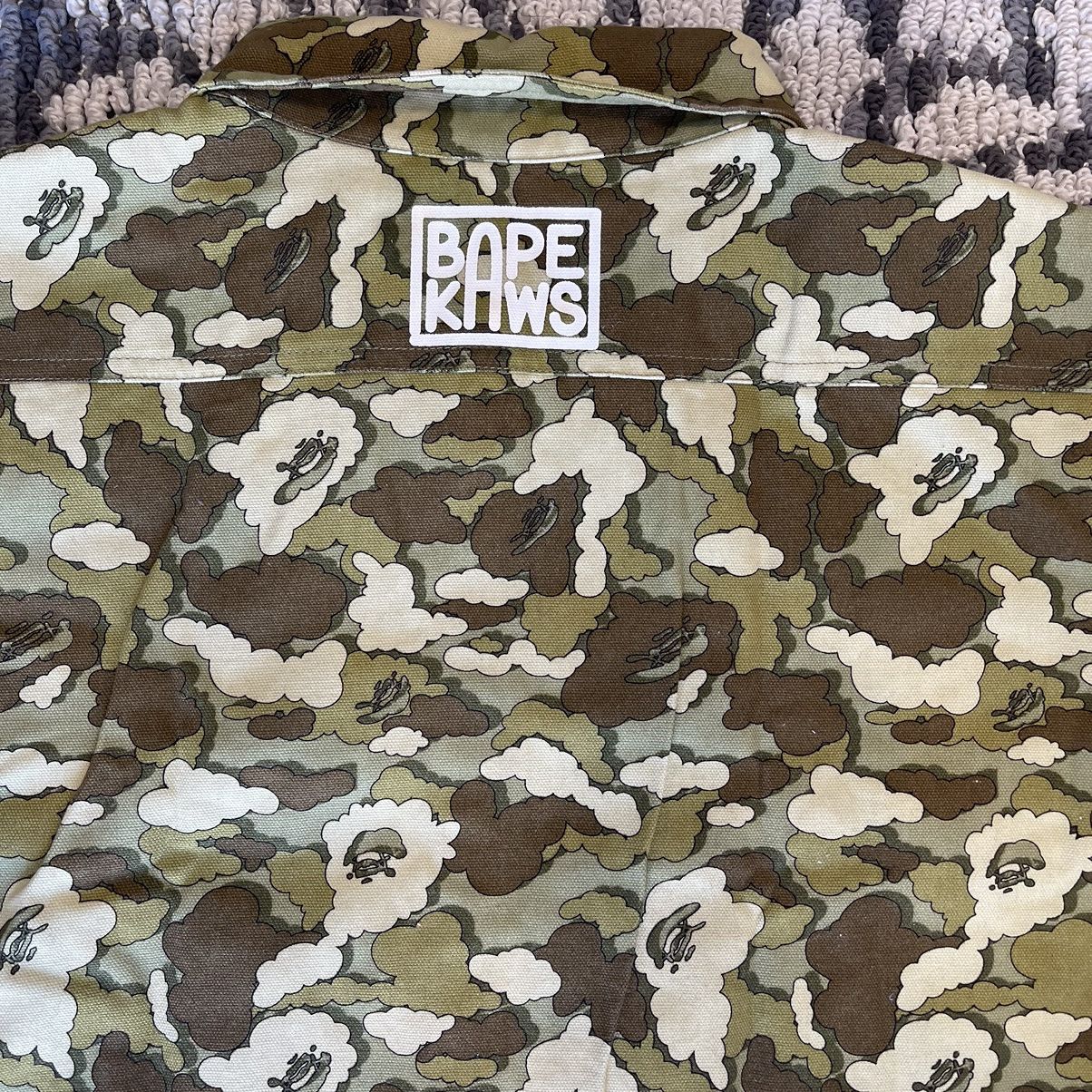 Bape × Kaws OG Cloud Color Camo Work Shirt Size US M / EU 48-50 / 2 - 7 Thumbnail