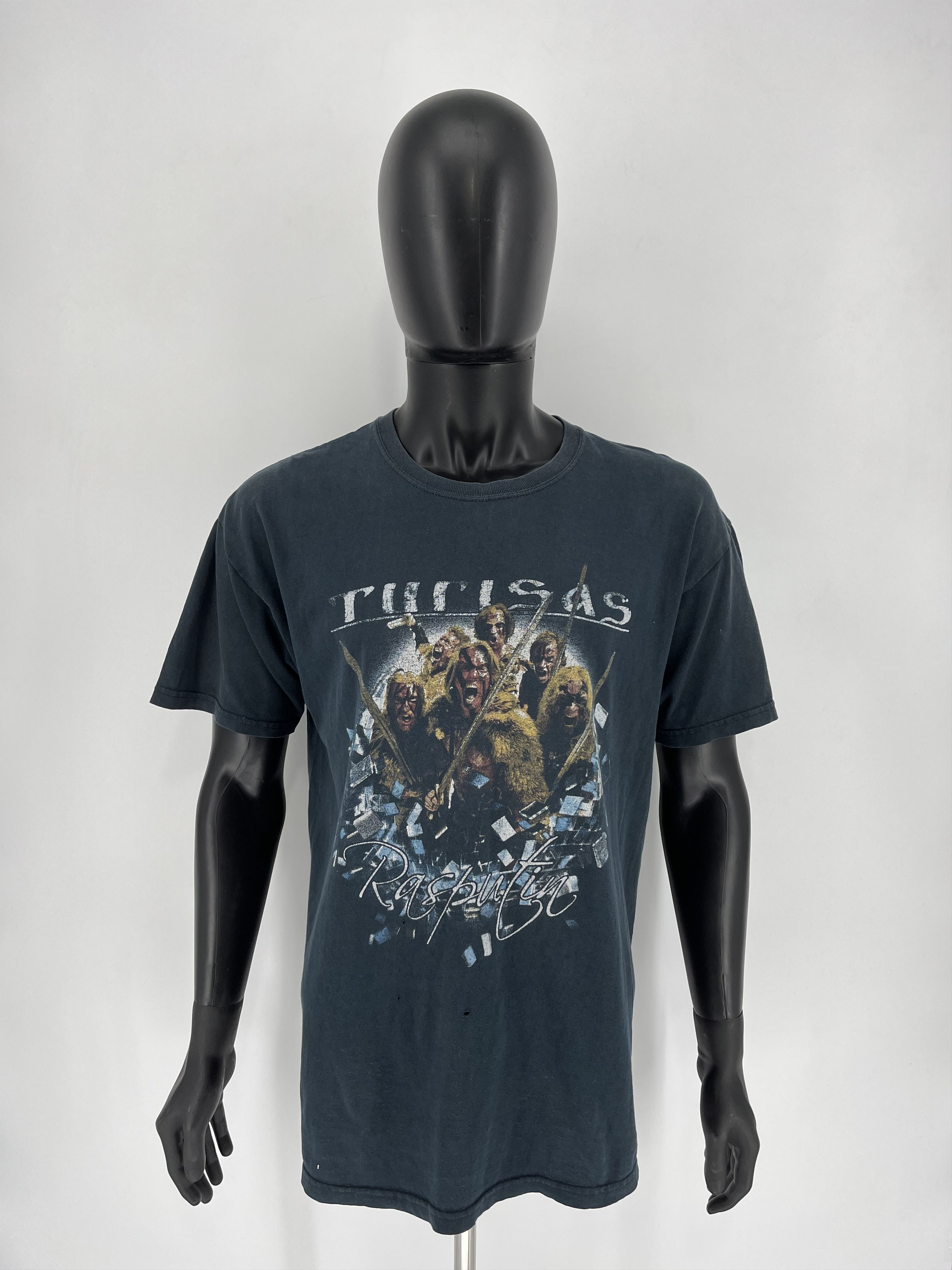 Band Tees Vintage Turisas Metal Band Rasputin Black T-Shirt Size US L / EU 52-54 / 3 - 2 Thumbnail