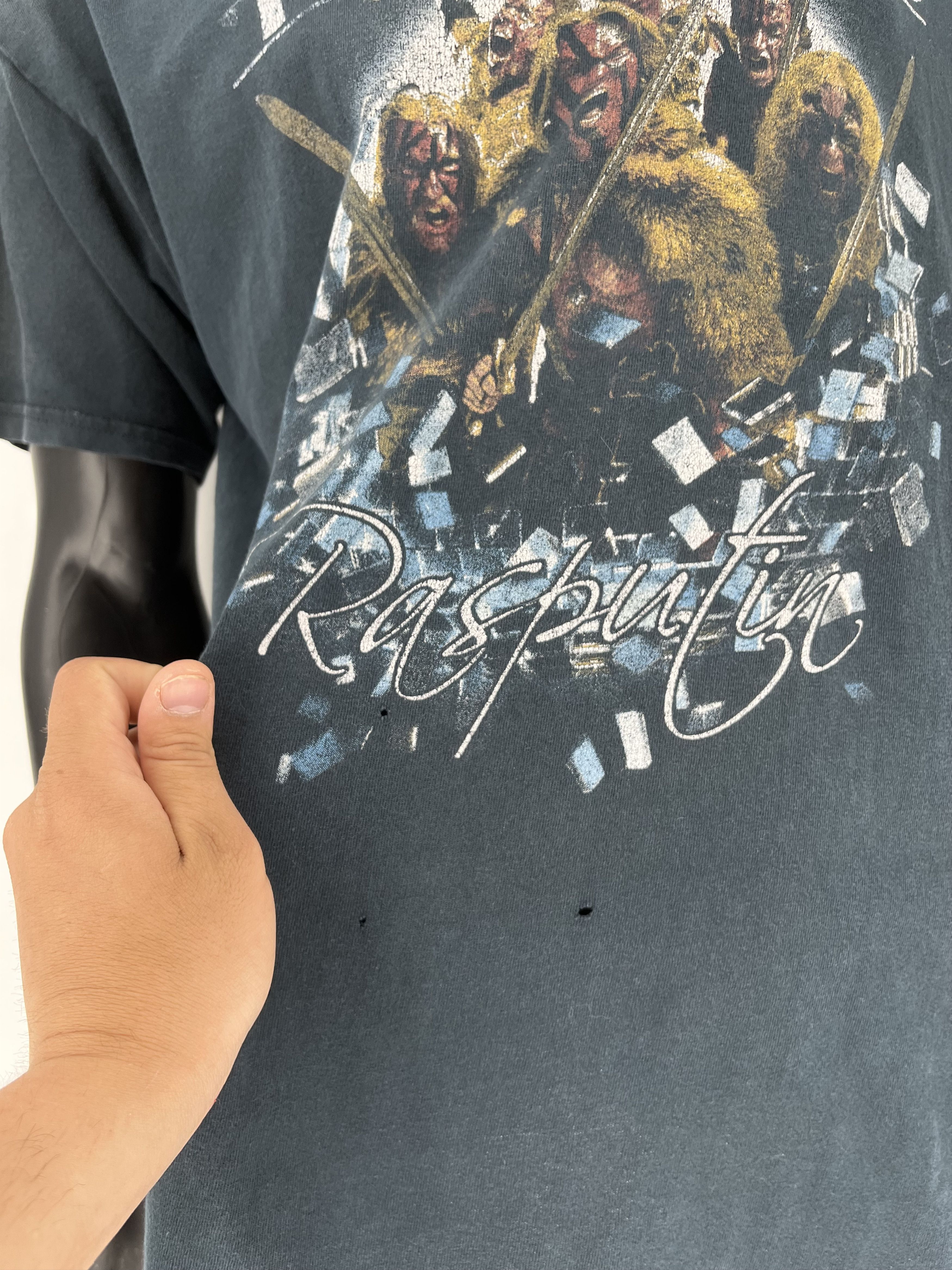 Band Tees Vintage Turisas Metal Band Rasputin Black T-Shirt Size US L / EU 52-54 / 3 - 7 Thumbnail