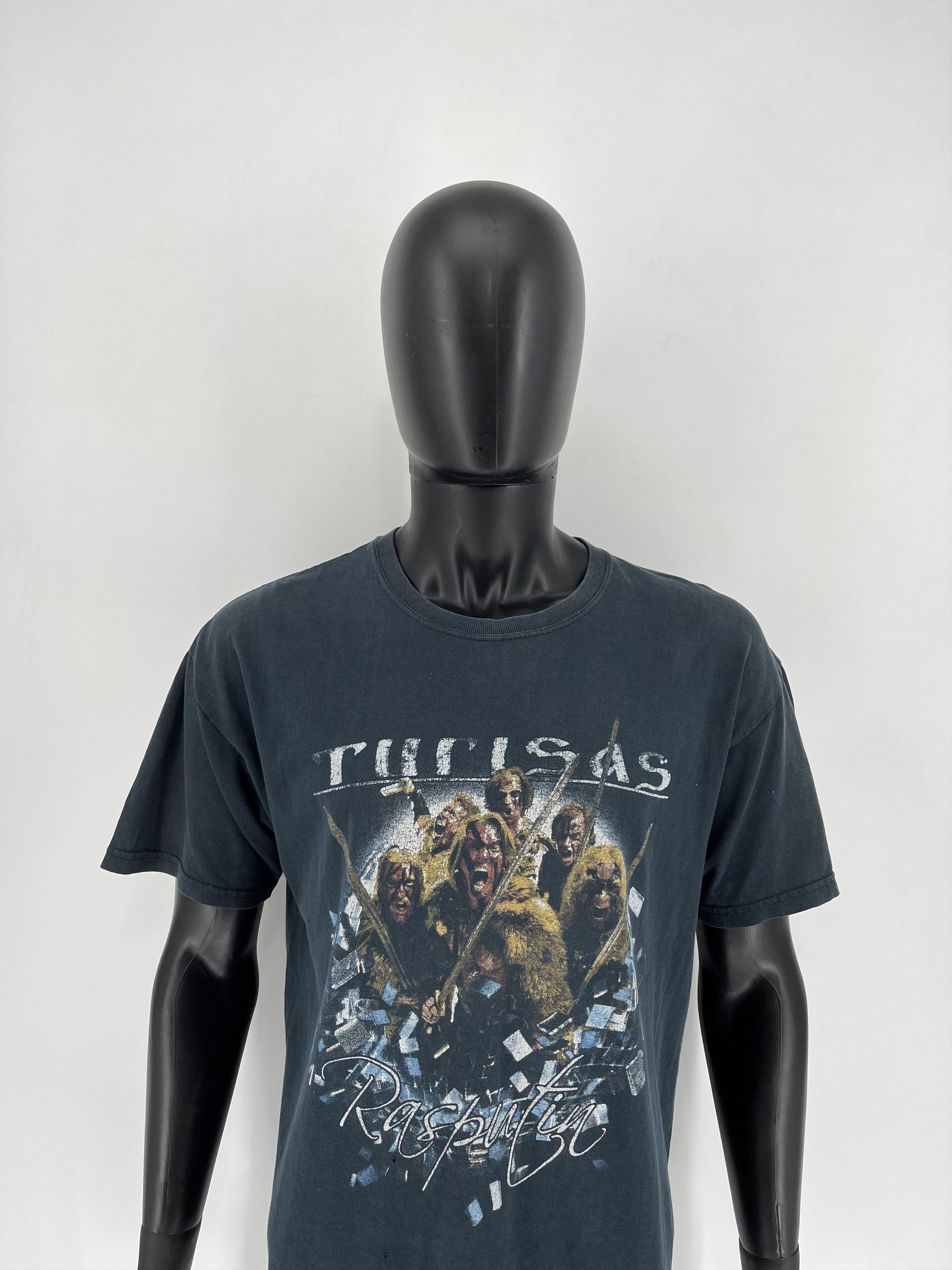 Band Tees Vintage Turisas Metal Band Rasputin Black T-Shirt Size US L / EU 52-54 / 3 - 1 Thumbnail