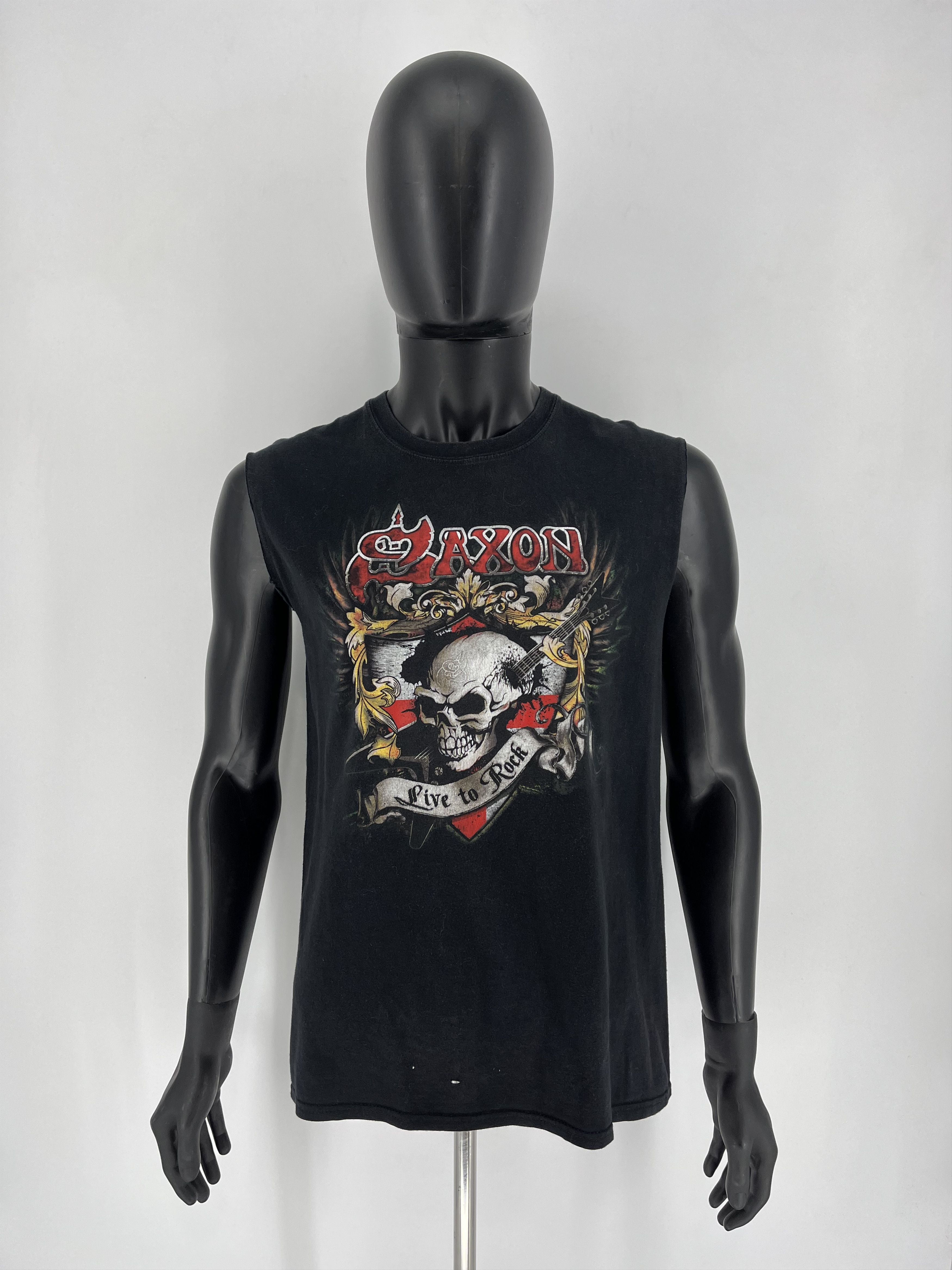 Band Tees Vintage Saxon Band Shirt Size US M / EU 48-50 / 2 - 2 Thumbnail