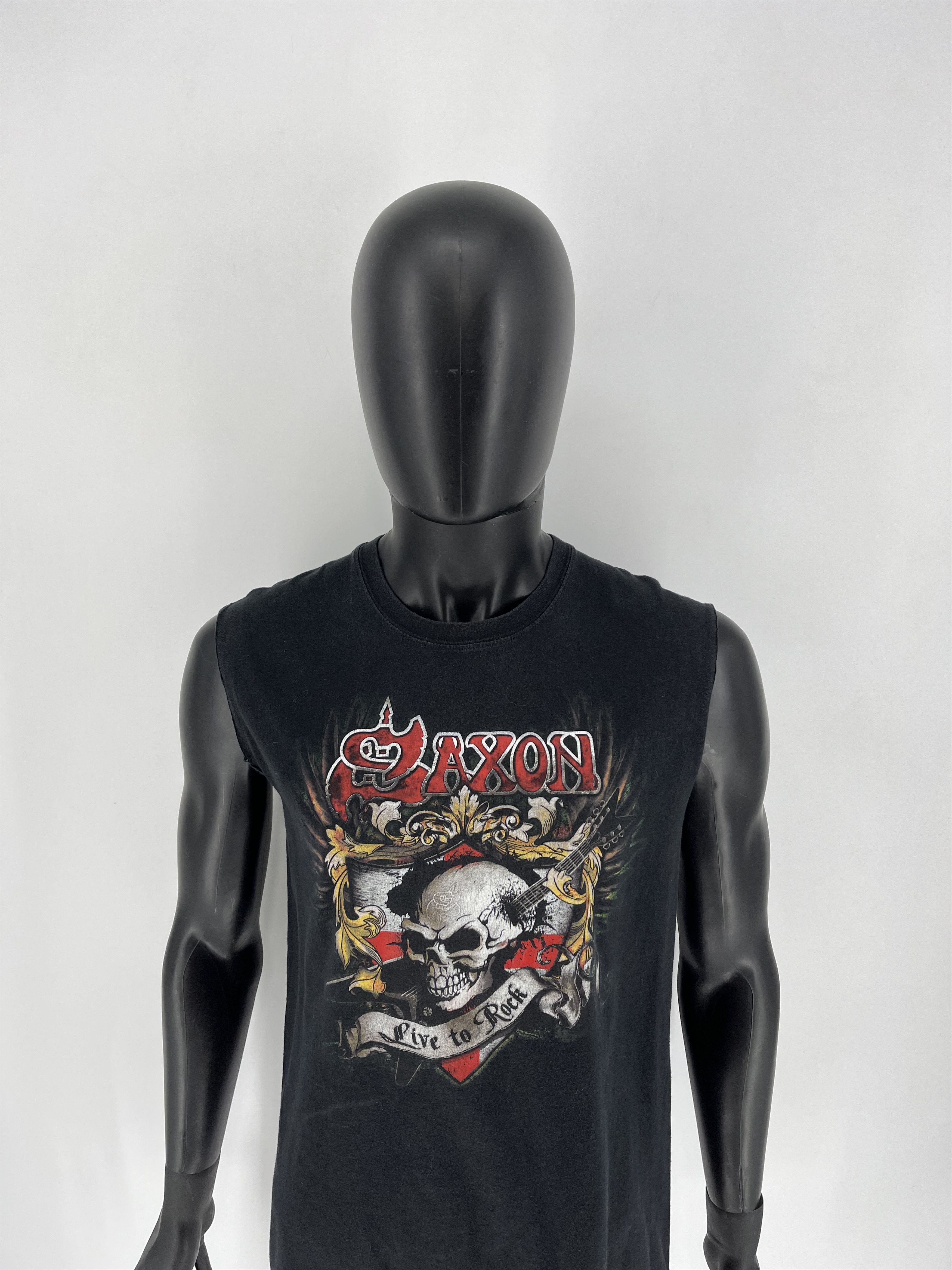 Band Tees Vintage Saxon Band Shirt Size US M / EU 48-50 / 2 - 5 Thumbnail