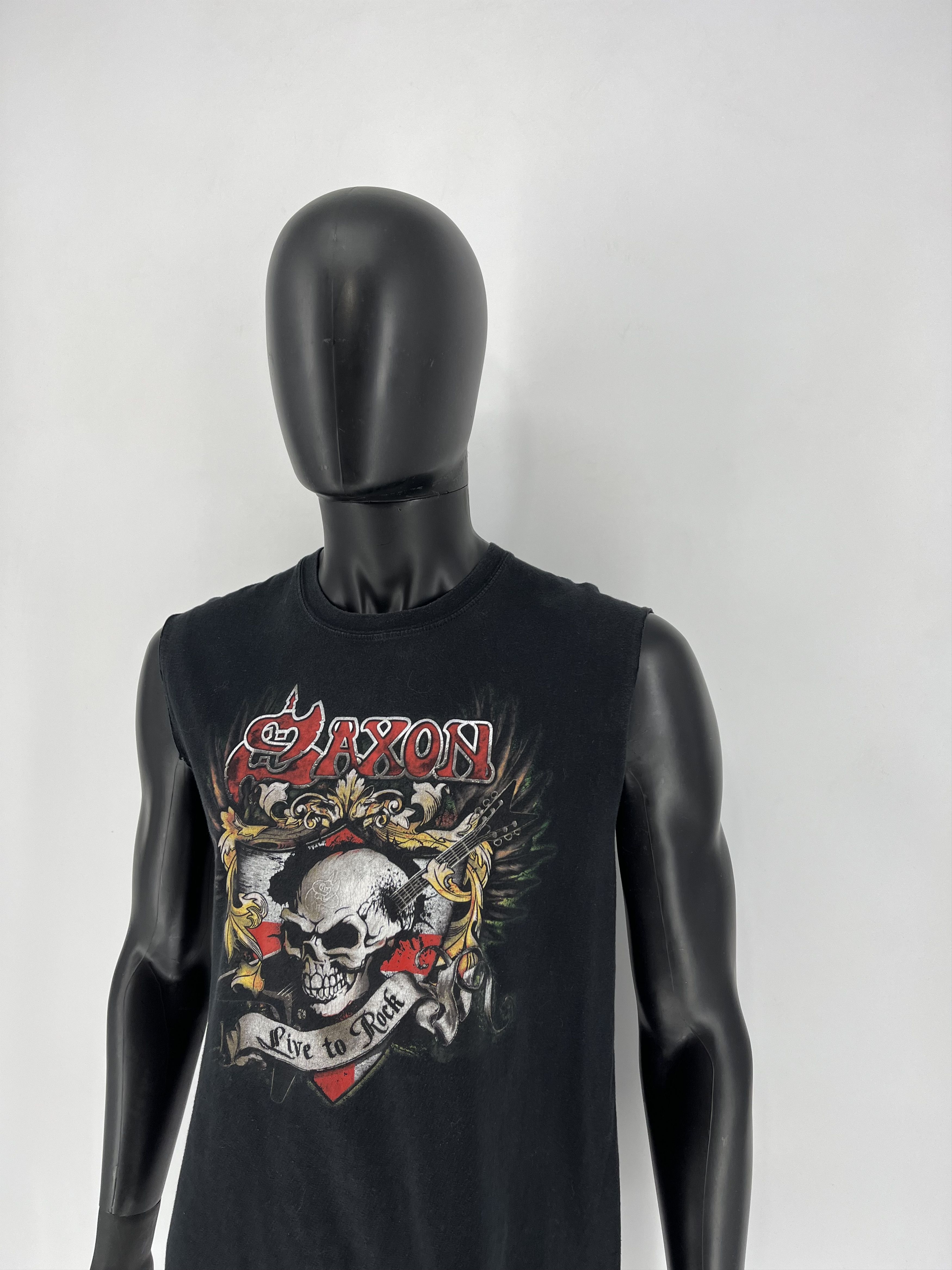 Band Tees Vintage Saxon Band Shirt Size US M / EU 48-50 / 2 - 4 Thumbnail