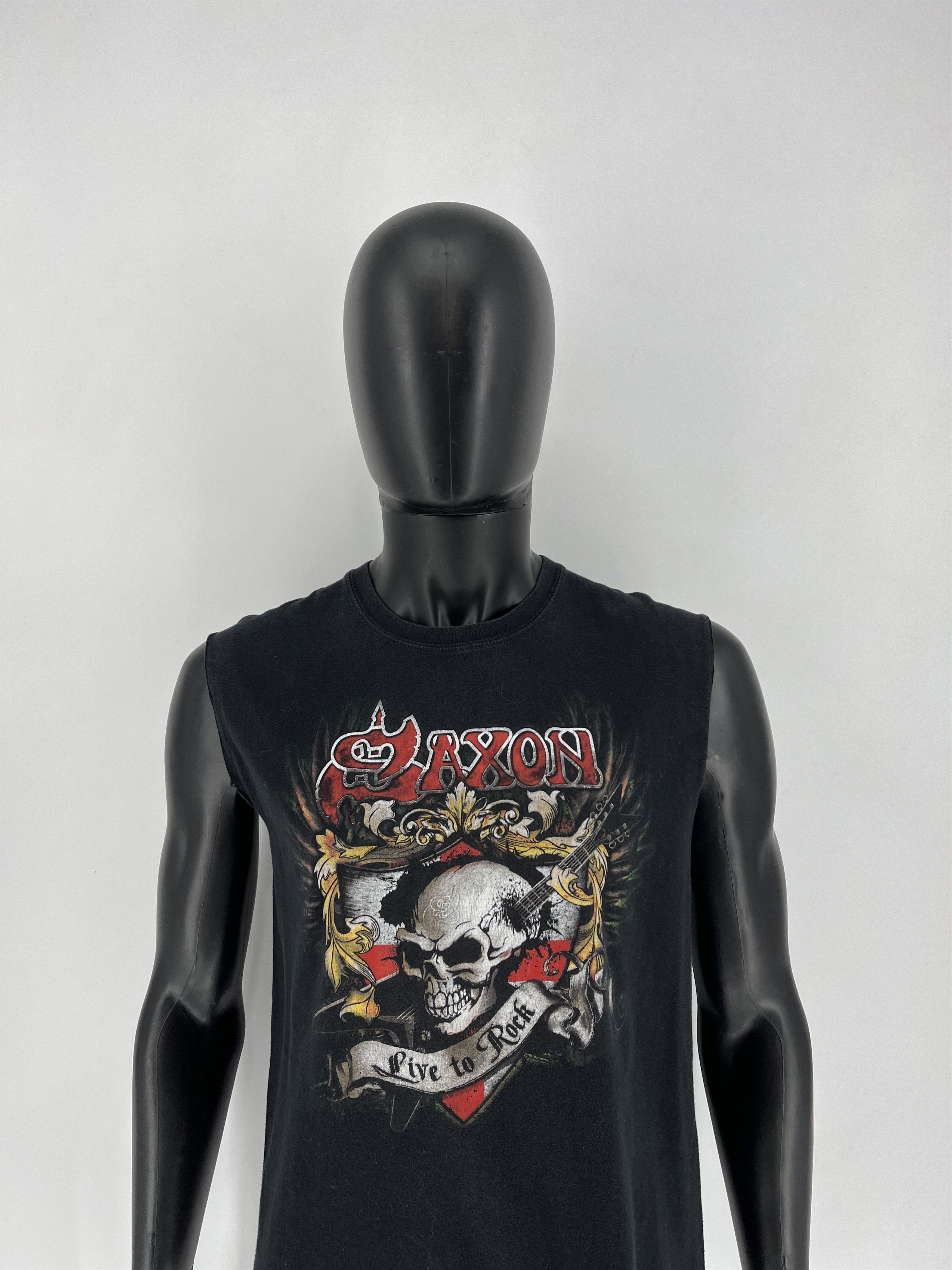 Band Tees Vintage Saxon Band Shirt Size US M / EU 48-50 / 2 - 1 Thumbnail