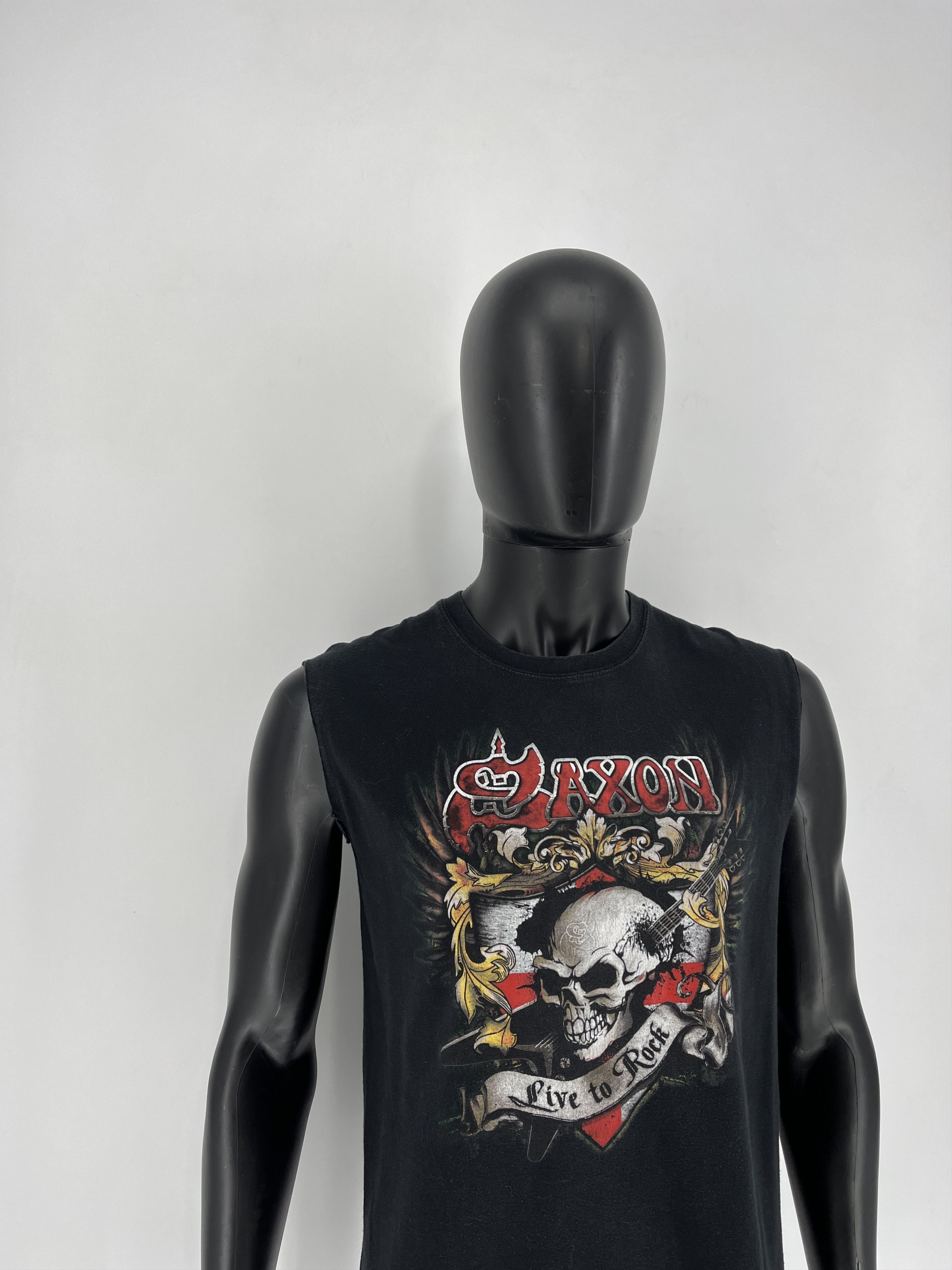 Band Tees Vintage Saxon Band Shirt Size US M / EU 48-50 / 2 - 3 Thumbnail