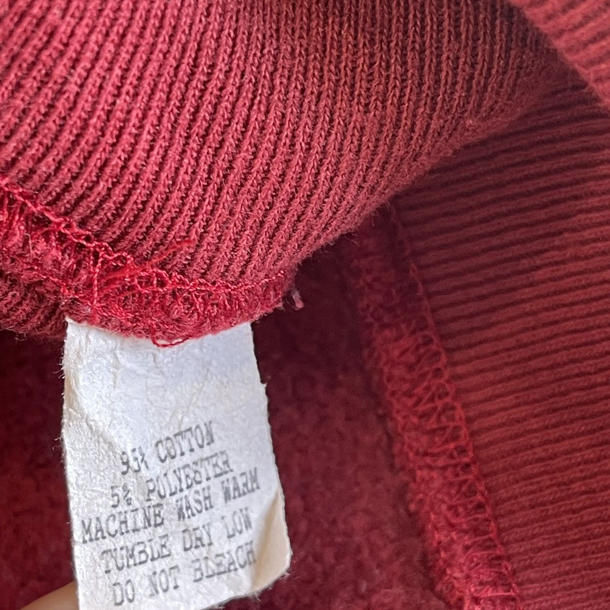 Supreme × Vintage 1999 Supreme Burgundy Box Logo Crewneck Size US L / EU 52-54 / 3 - 8 Thumbnail