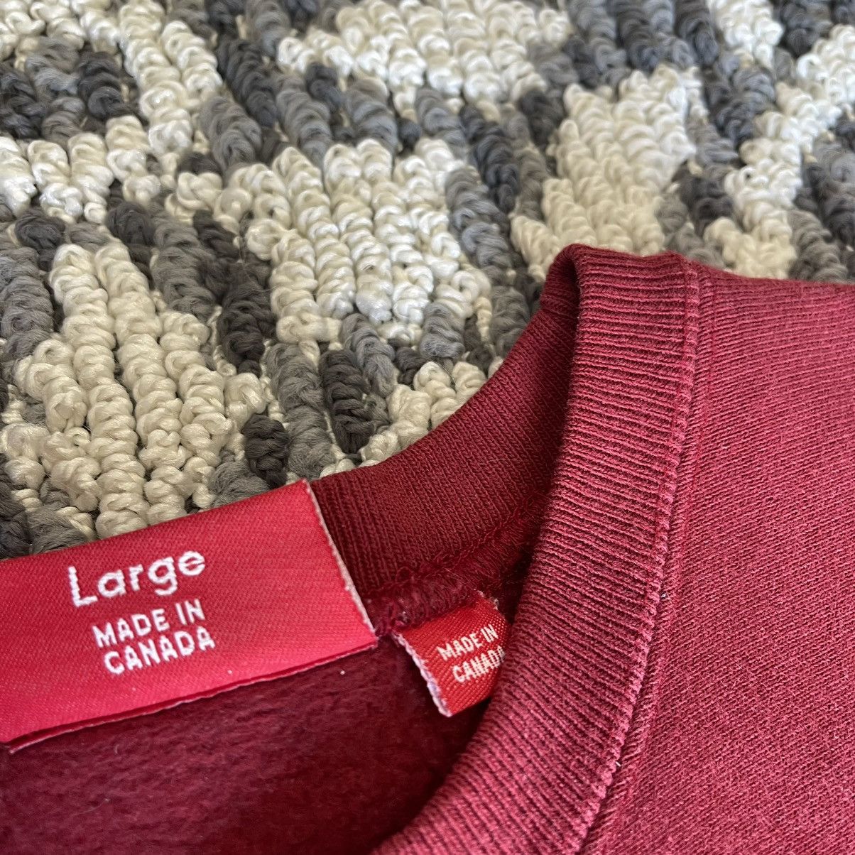 Supreme × Vintage 1999 Supreme Burgundy Box Logo Crewneck Size US L / EU 52-54 / 3 - 7 Thumbnail