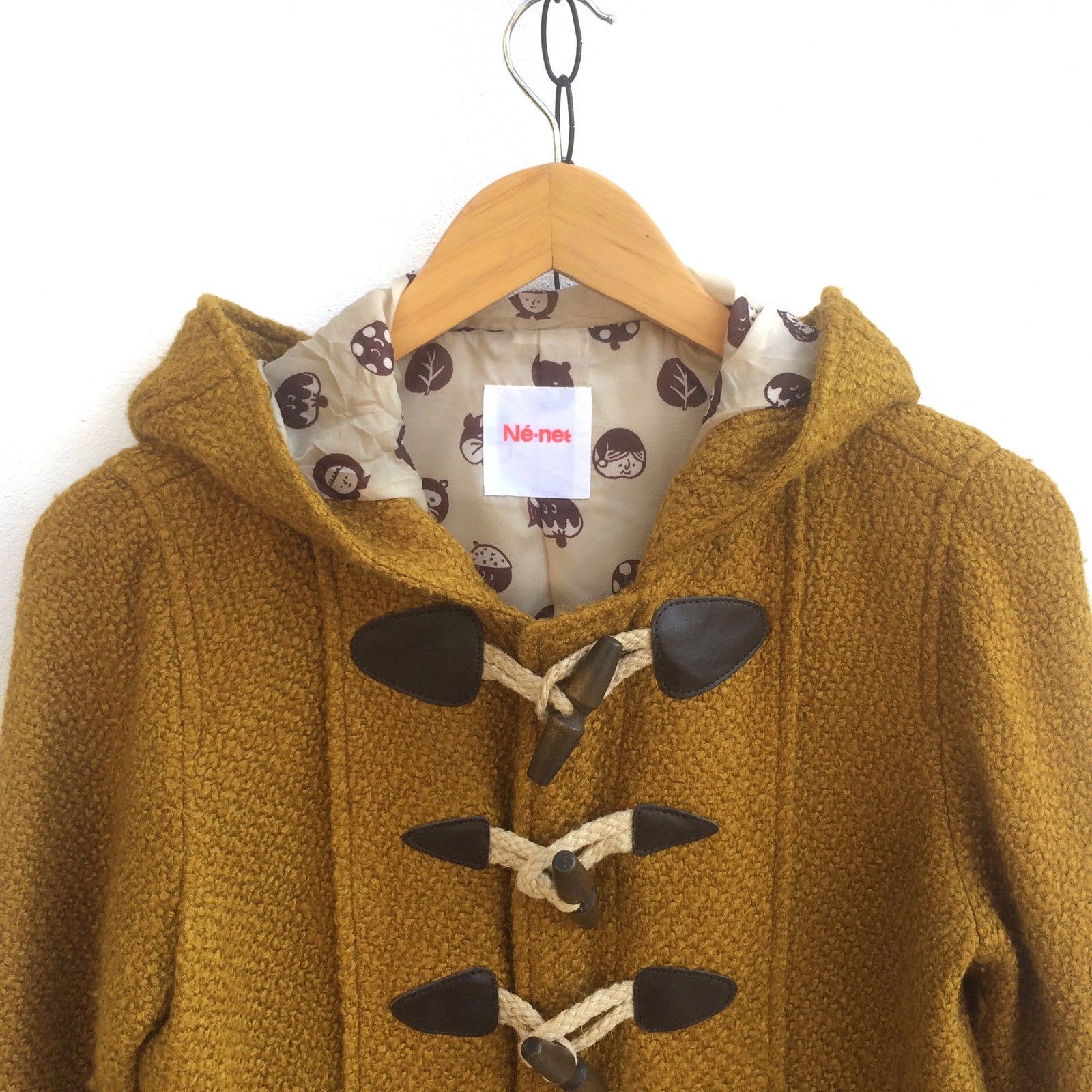 Issey Miyake [Private Collection] Ginger Wool Duffle Jacket Size US S / EU 44-46 / 1 - 2 Thumbnail