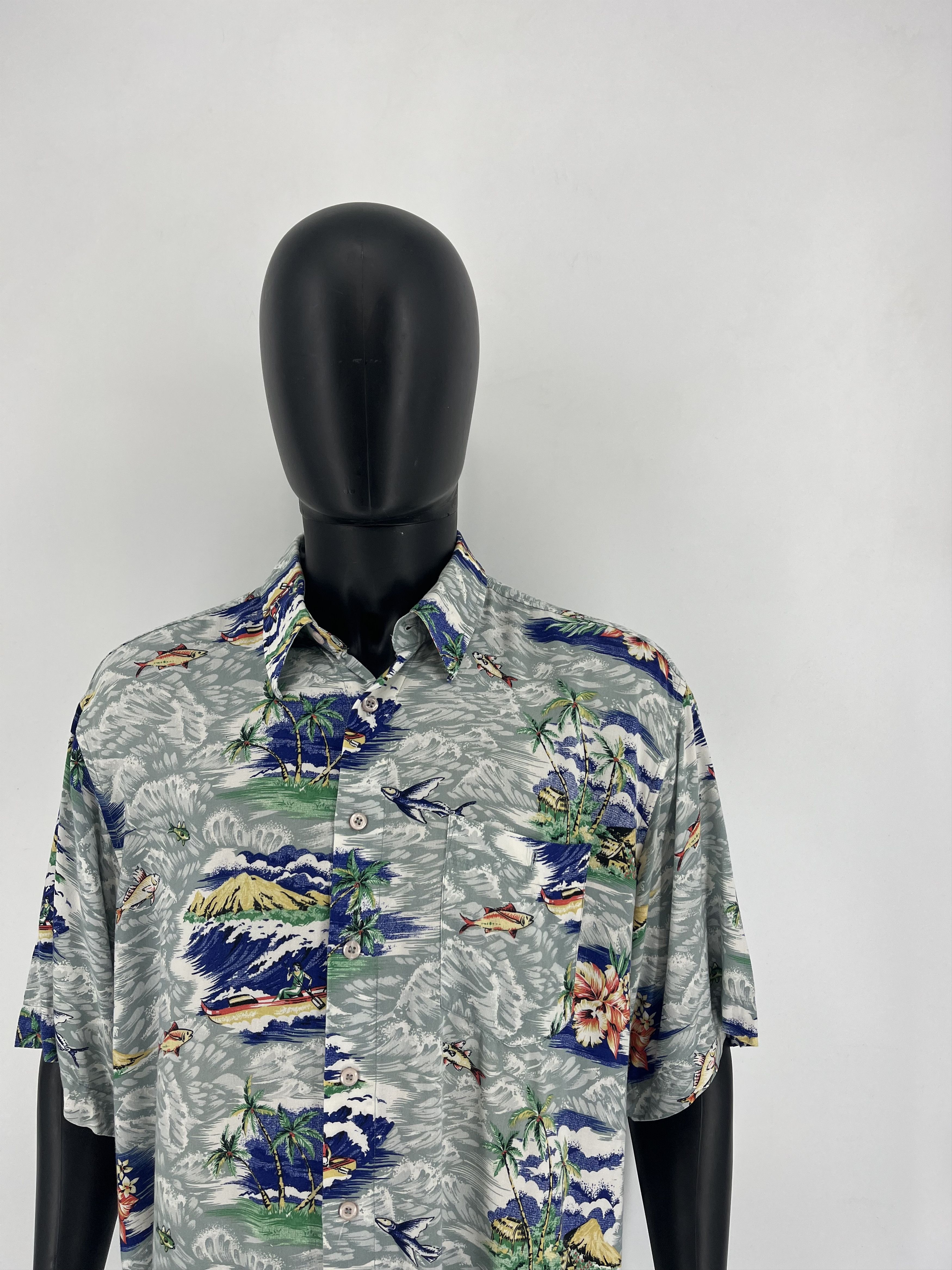 Vintage Vintage Art Streetwear Hawaiian Travis Scott style Size US XL / EU 56 / 4 - 4 Thumbnail