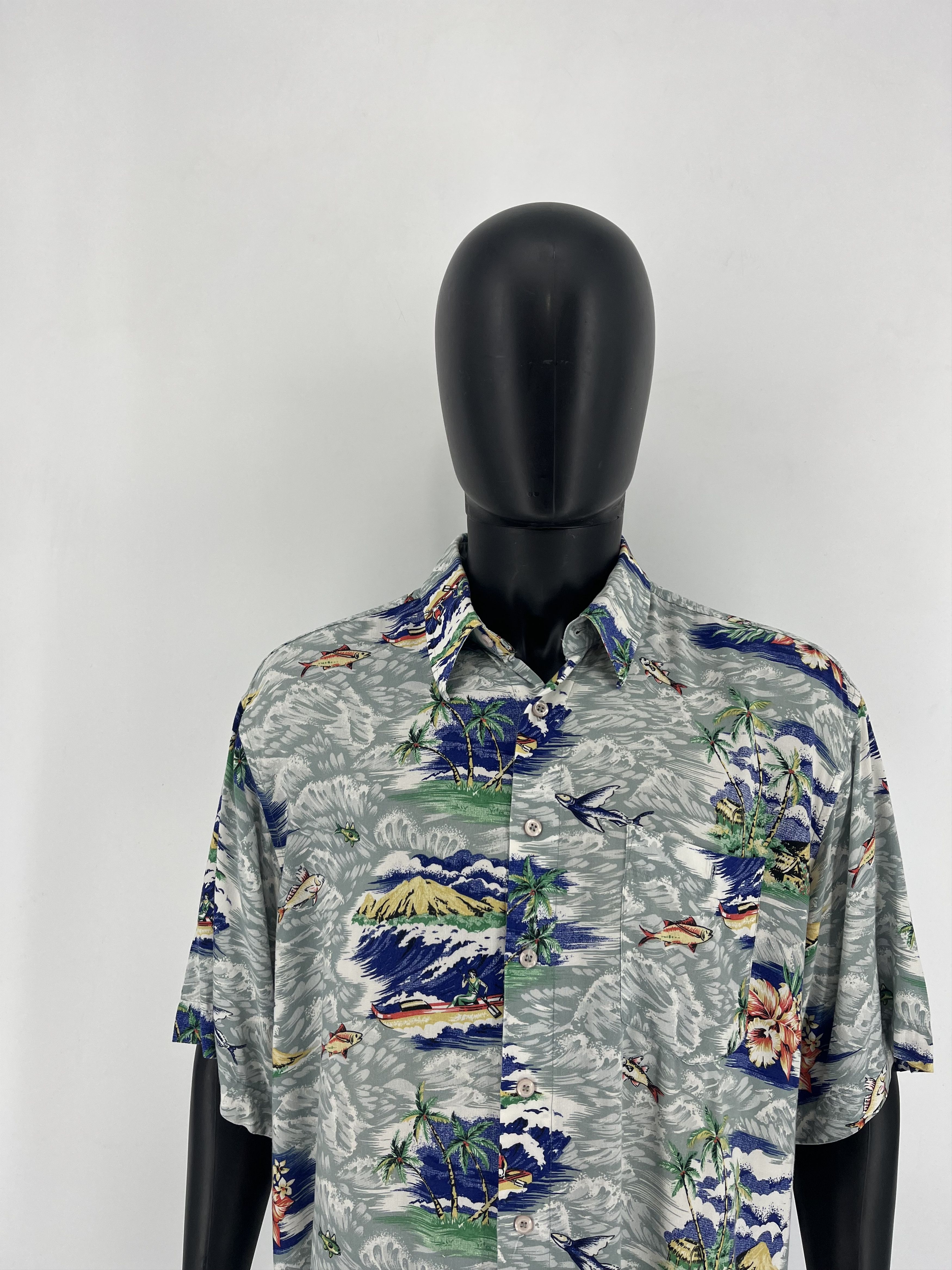 Vintage Vintage Art Streetwear Hawaiian Travis Scott style Size US XL / EU 56 / 4 - 3 Thumbnail