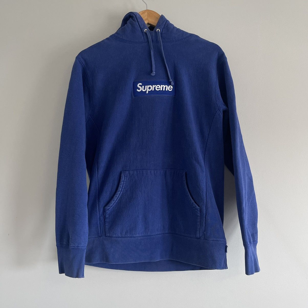 Supreme 2008 Supreme Royal Blue Box Logo Hoodie Grailed