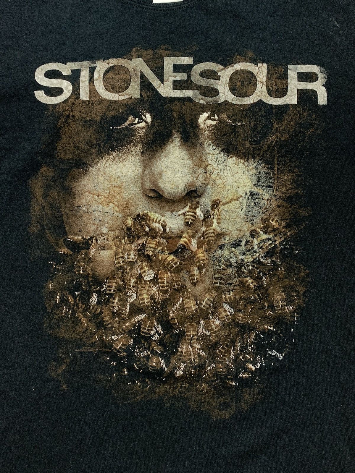 Band Tees × Vintage Vintage 90s Stone Sour band tee big logo streetwear size L Size US L / EU 52-54 / 3 - 2 Thumbnail
