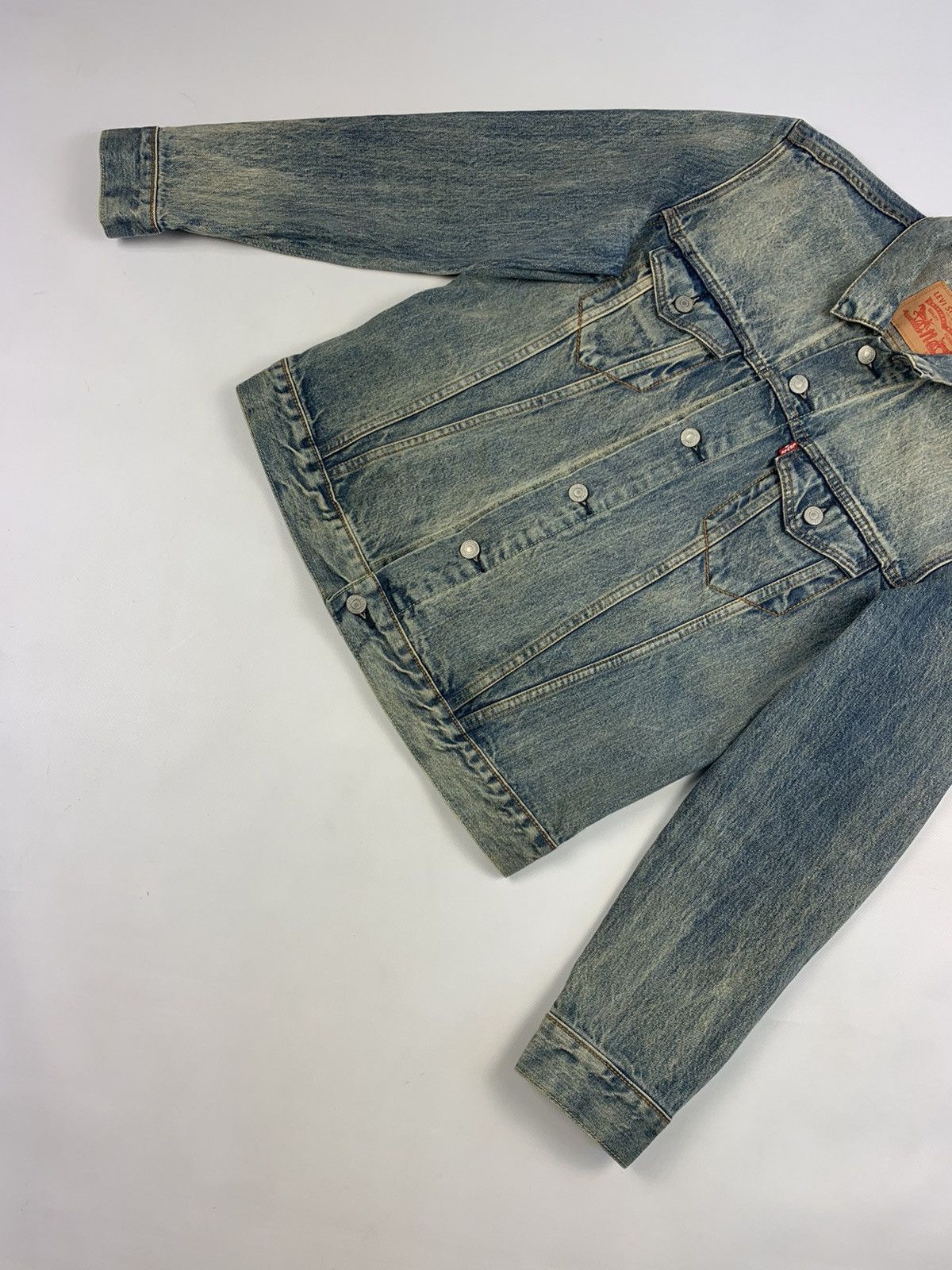 Levi's Levis men’s denim trucker jacket Size US L / EU 52-54 / 3 - 3 Thumbnail