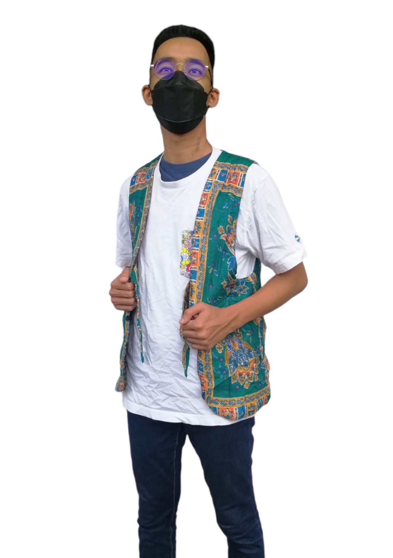 Vintage Vintage Art Design Patterned Vest Jacket Size US S / EU 44-46 / 1 - 5 Thumbnail