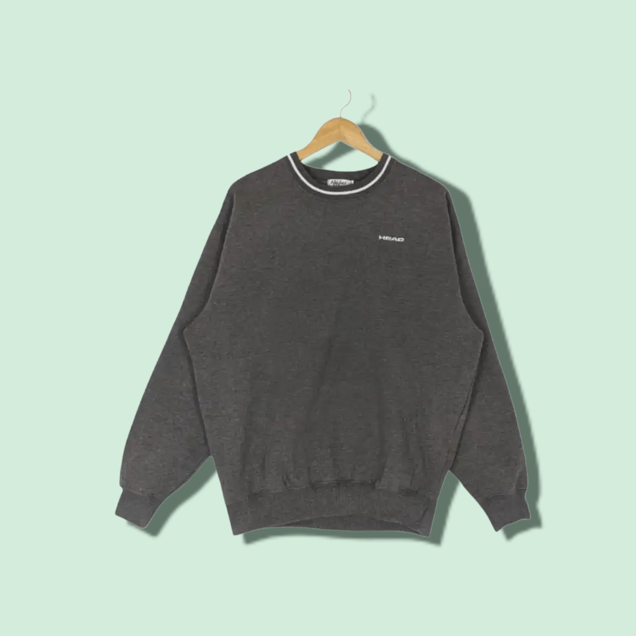 Japanese Brand HEAD Sportswear Crewneck Jumper Sweatshirt Size US XL / EU 56 / 4 - 1 Thumbnail