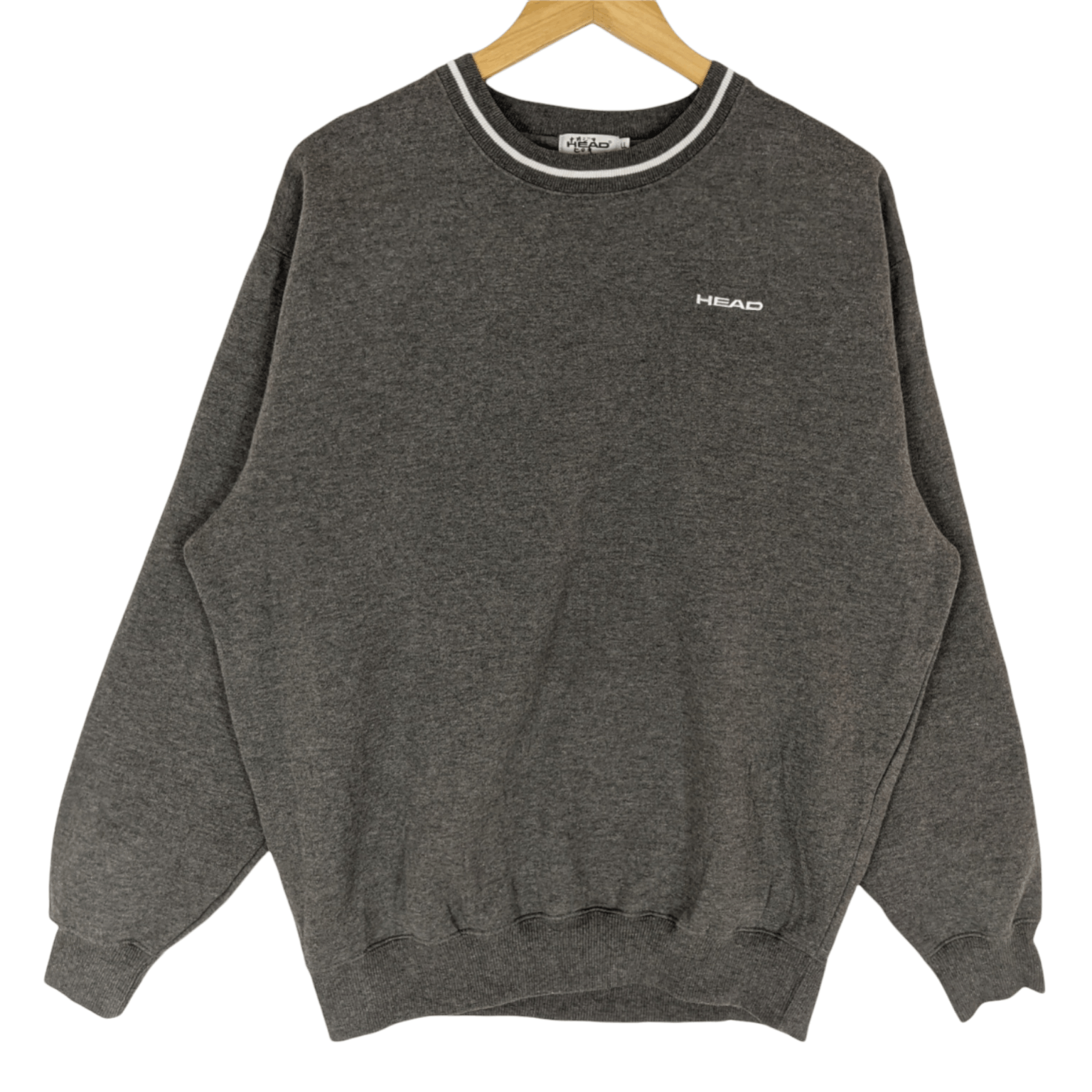 Japanese Brand HEAD Sportswear Crewneck Jumper Sweatshirt Size US XL / EU 56 / 4 - 2 Thumbnail